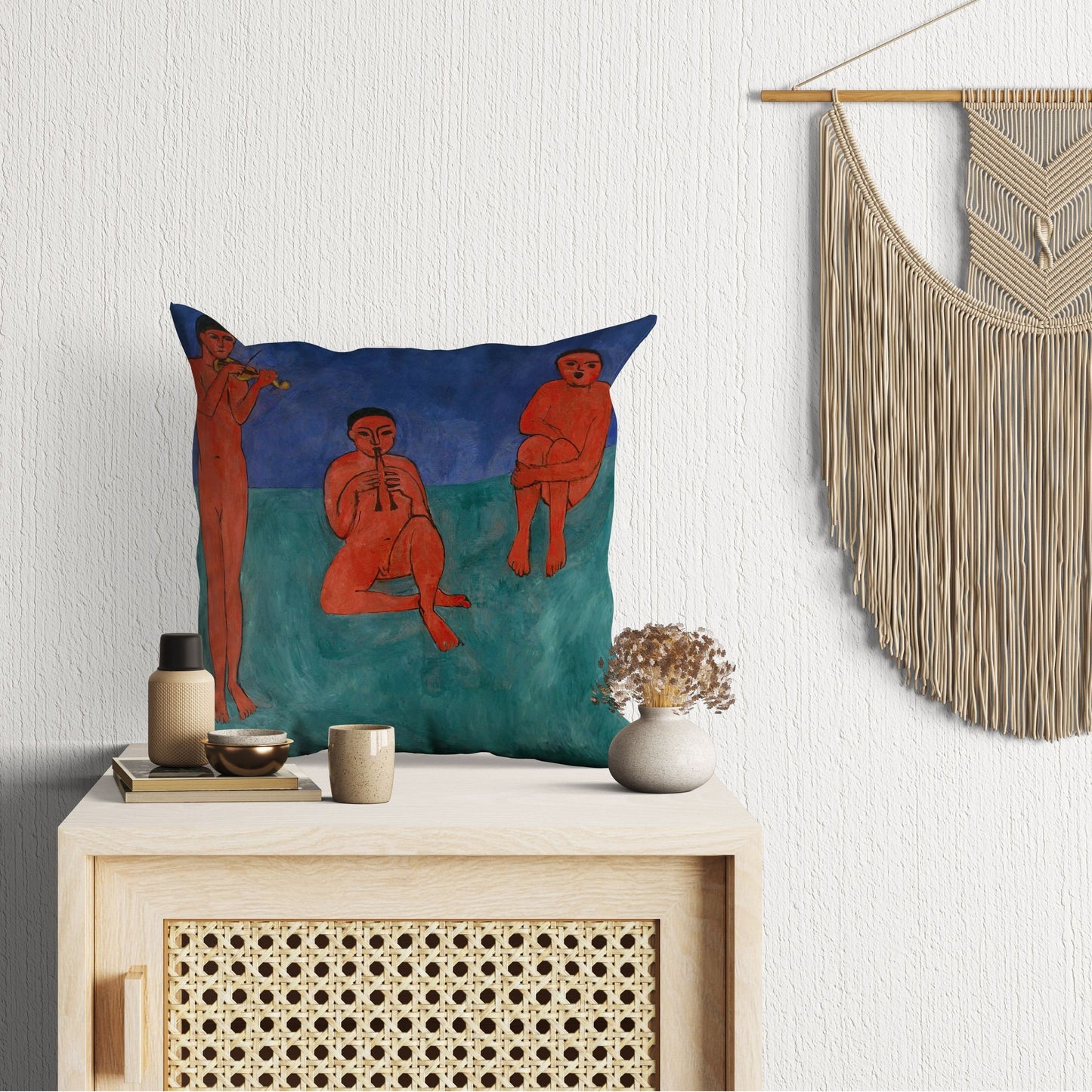 Henri Matisse Famous Art, Throw Pillow, Abstract Pillow, Contemporary Pillow, 22X22 Pillow Cover, Home Decor Pillow, Indoor Pillow Cases