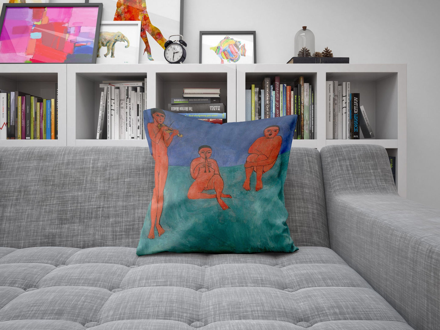 Henri Matisse Famous Art, Throw Pillow, Abstract Pillow, Contemporary Pillow, 22X22 Pillow Cover, Home Decor Pillow, Indoor Pillow Cases