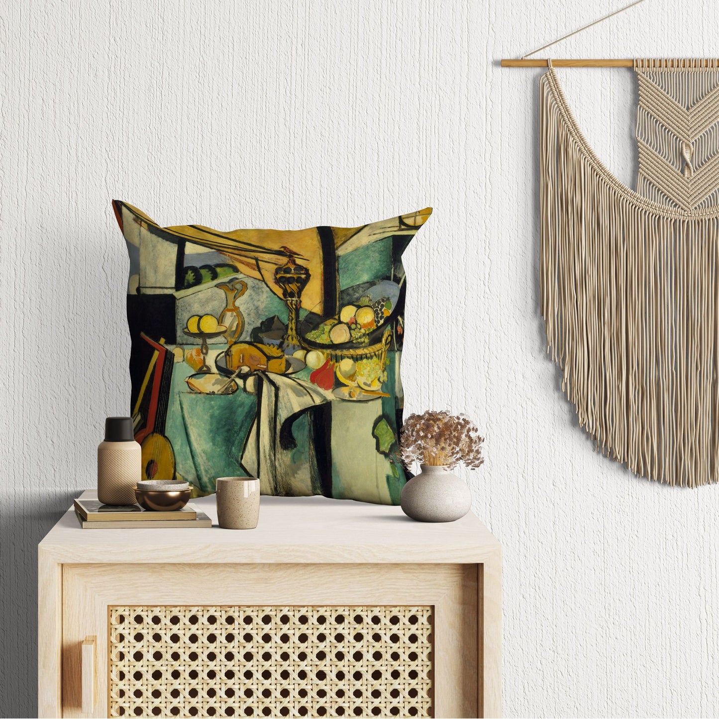 Henri Matisse Famous Art, Toss Pillow, Abstract Throw Pillow Cover, Soft Pillow Cases, Colorful Pillow Case, Fauvist Pillow, Square Pillow