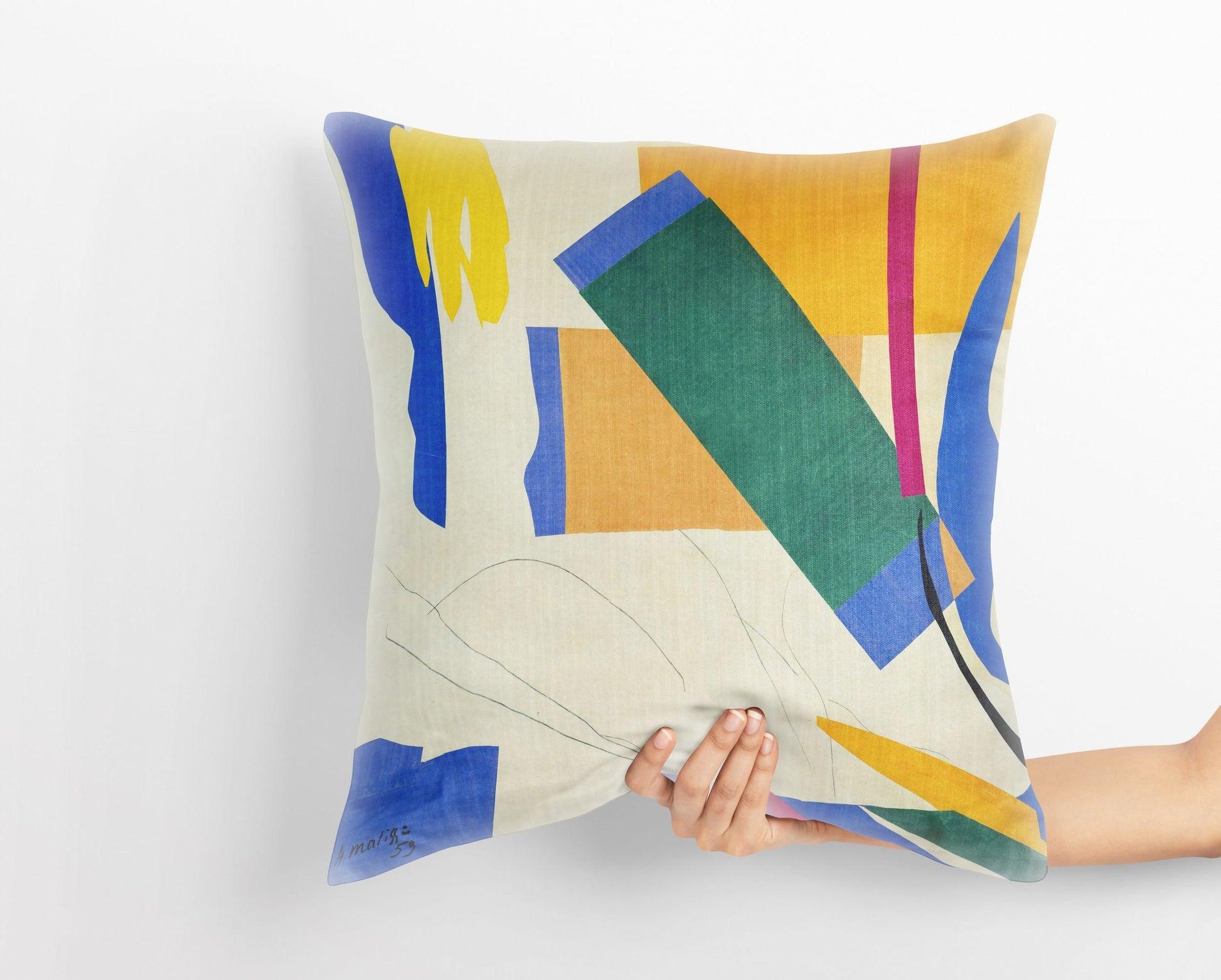 Henri Matisse Famous Art, Throw Pillow Cover, Abstract Throw Pillow Cover, Contemporary Pillow, 18 X 18 Pillow Covers, Home Decor Pillow