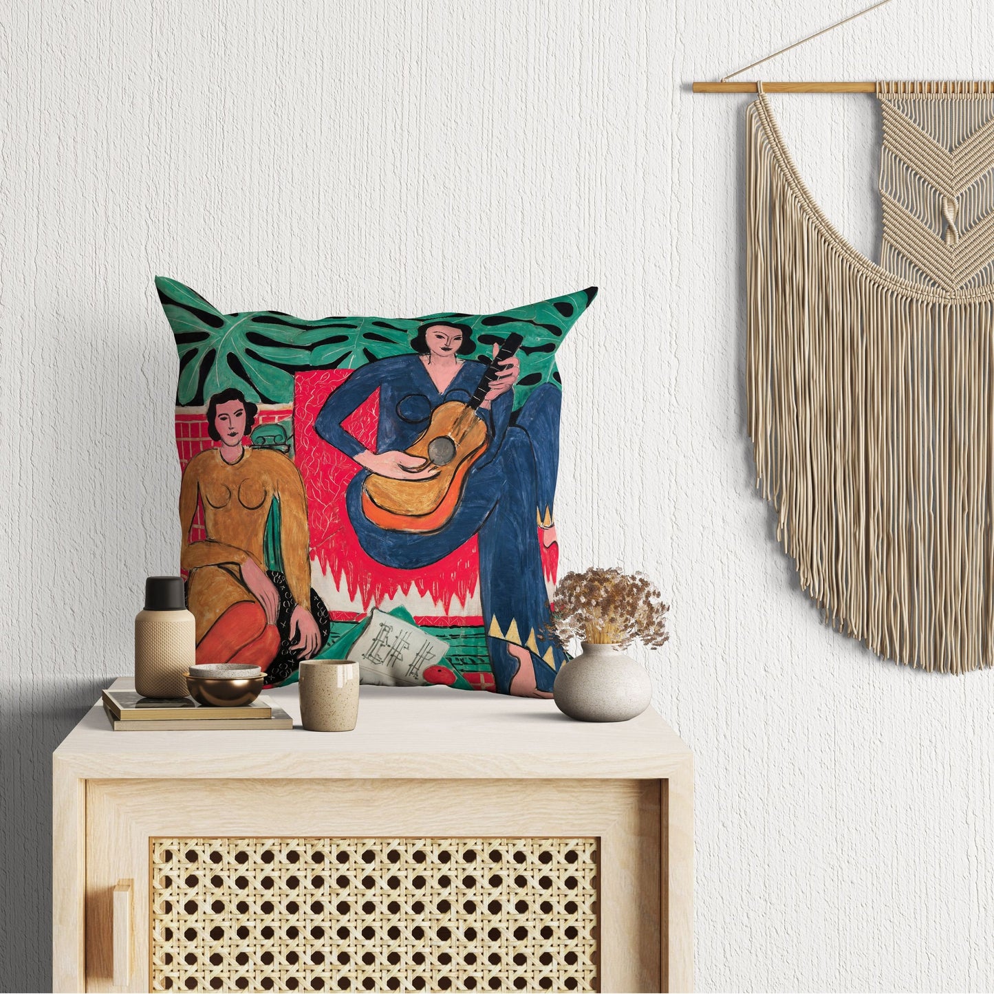 Henri Matisse Famous Art, Throw Pillow Cover, Abstract Throw Pillow, Art Pillow, Colorful Pillow Case, Fauvist Pillow, Playroom Decor