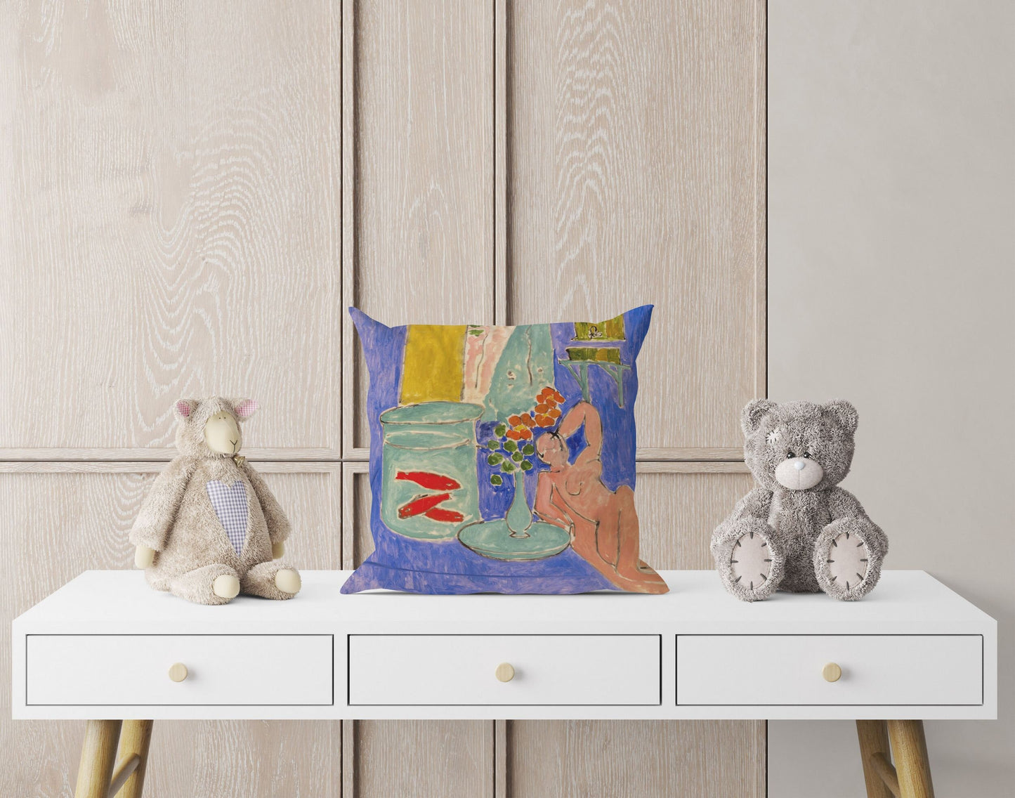 Henri Matisse Famous Painting, Throw Pillow, Abstract Pillow, Artist Pillow, Colorful Pillow Case, Modern Pillow, Large Pillow Cases