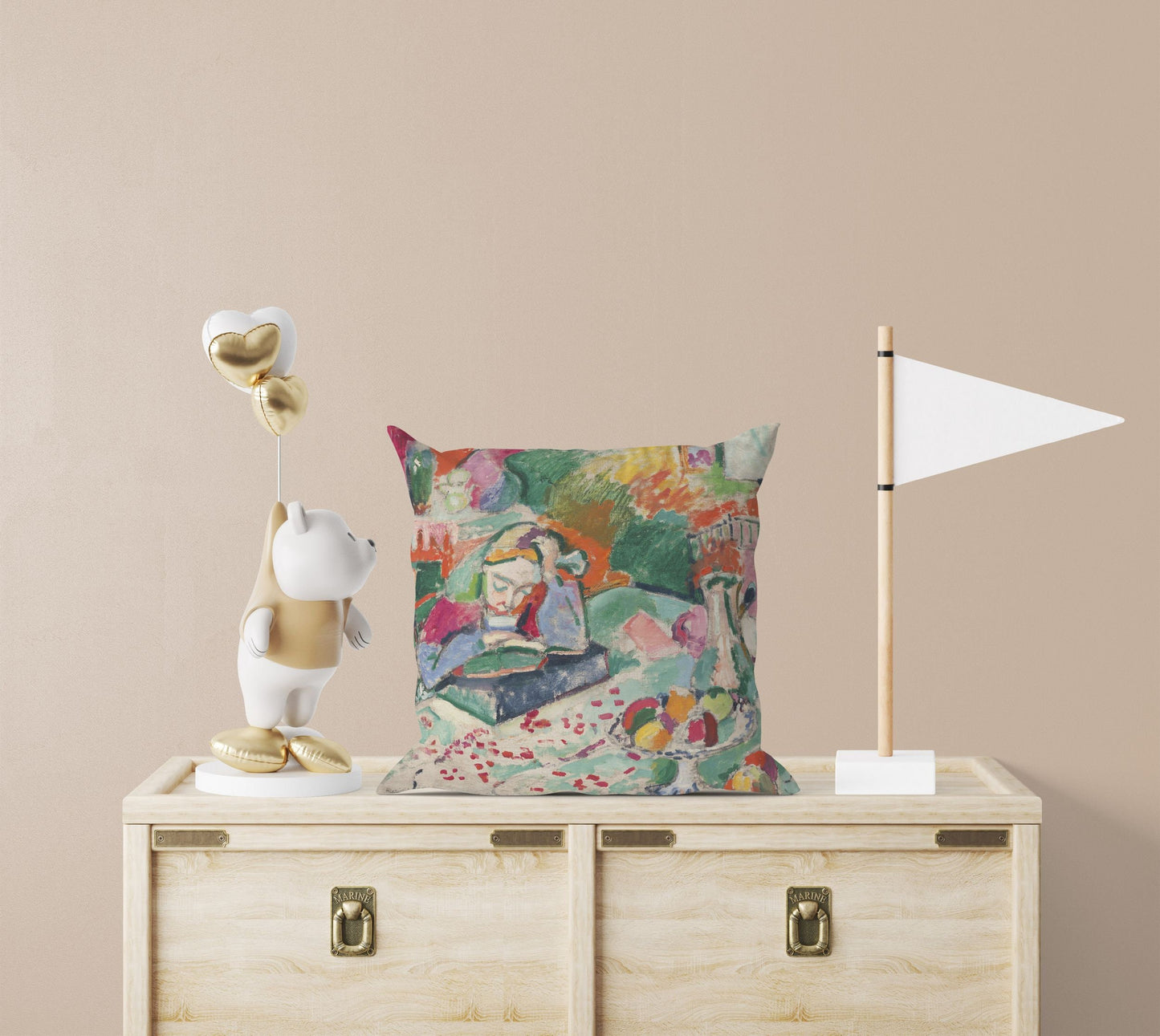 Henri Matisse Famous Painting, Decorative Pillow, Abstract Throw Pillow, Fauvist Pillow, 18 X 18 Pillow Covers, Pillow Cases For Kids