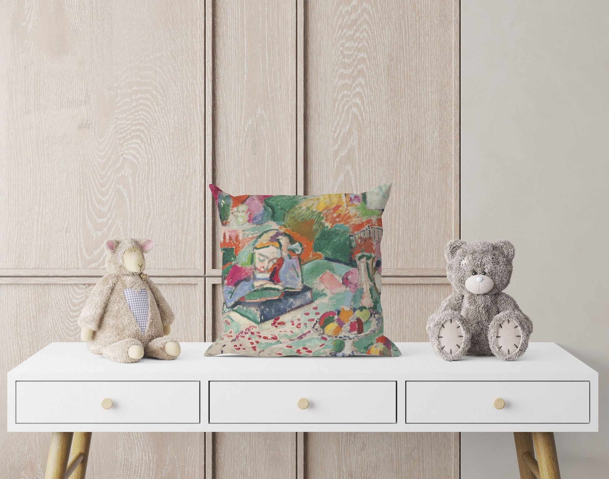 Henri Matisse Famous Painting, Decorative Pillow, Abstract Throw Pillow, Fauvist Pillow, 18 X 18 Pillow Covers, Pillow Cases For Kids