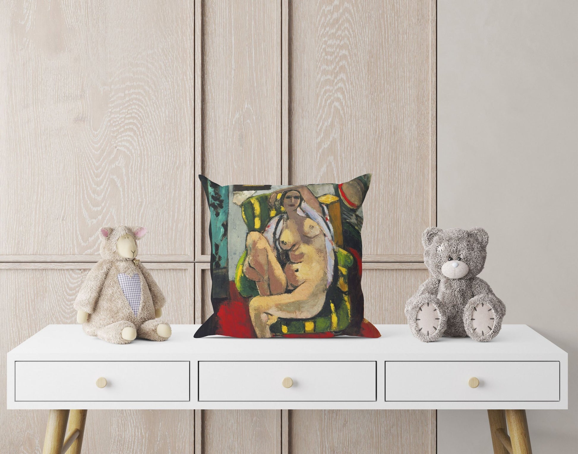 Henri Matisse Famous Painting, Throw Pillow Cover, Abstract Throw Pillow, Art Pillow, Fauvist Pillow, Square Pillow, Housewarming Gift