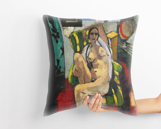Henri Matisse Famous Painting, Throw Pillow Cover, Abstract Throw Pillow, Art Pillow, Fauvist Pillow, Square Pillow, Housewarming Gift