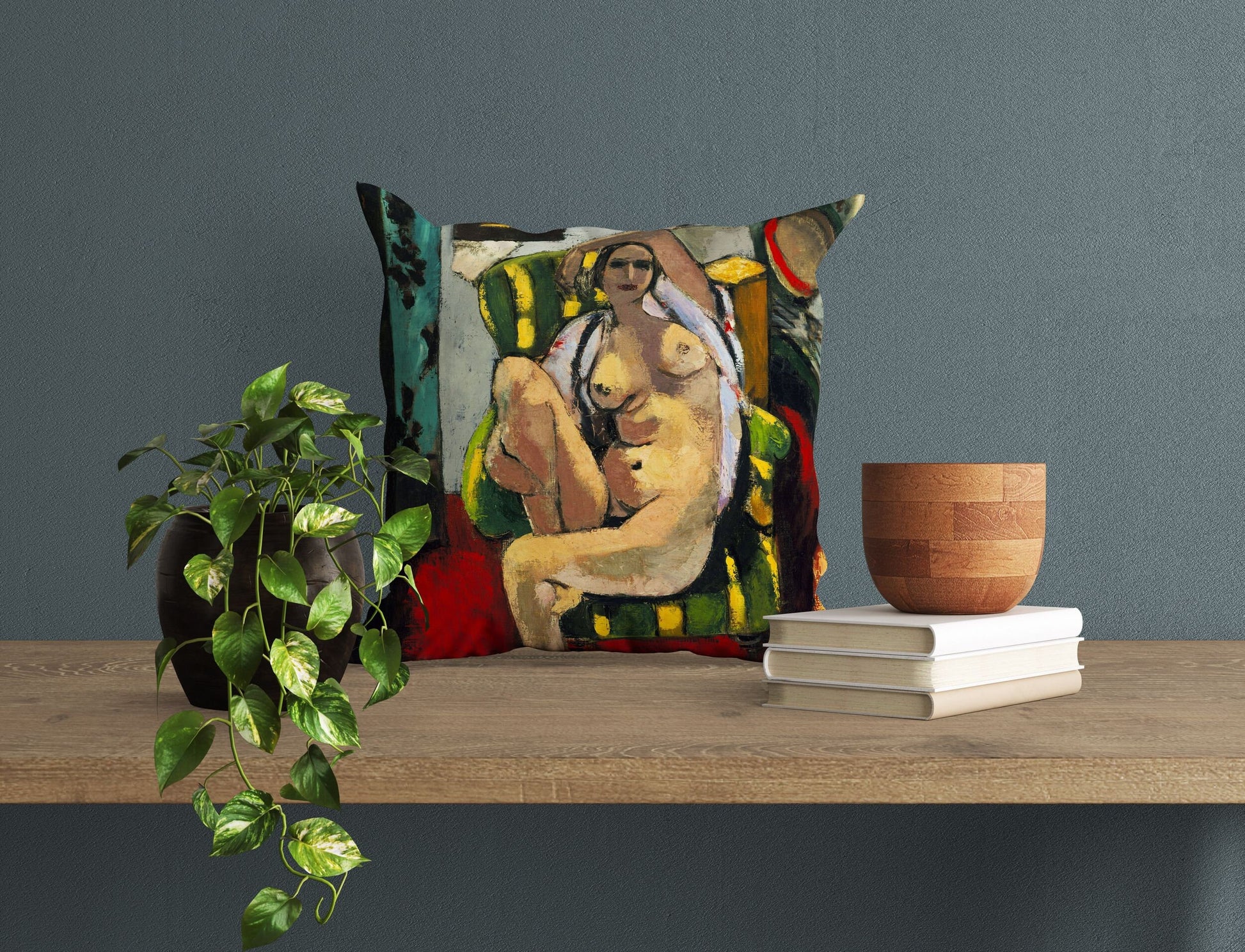 Henri Matisse Famous Painting, Throw Pillow Cover, Abstract Throw Pillow, Art Pillow, Fauvist Pillow, Square Pillow, Housewarming Gift