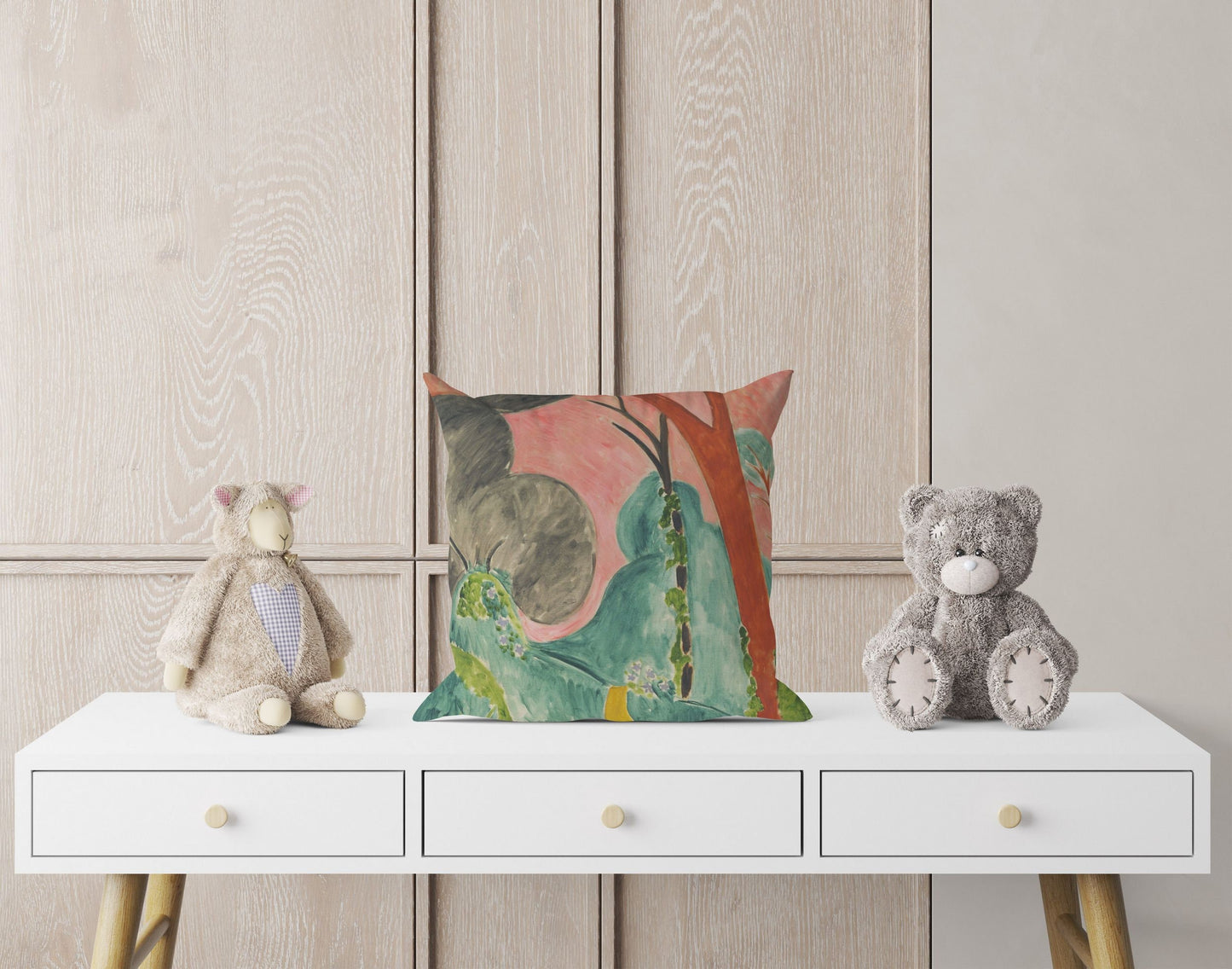 Henri Matisse Famous Painting, Tapestry Pillows, Abstract Throw Pillow, Designer Pillow, Fauvist Pillow, 18 X 18 Pillow Covers