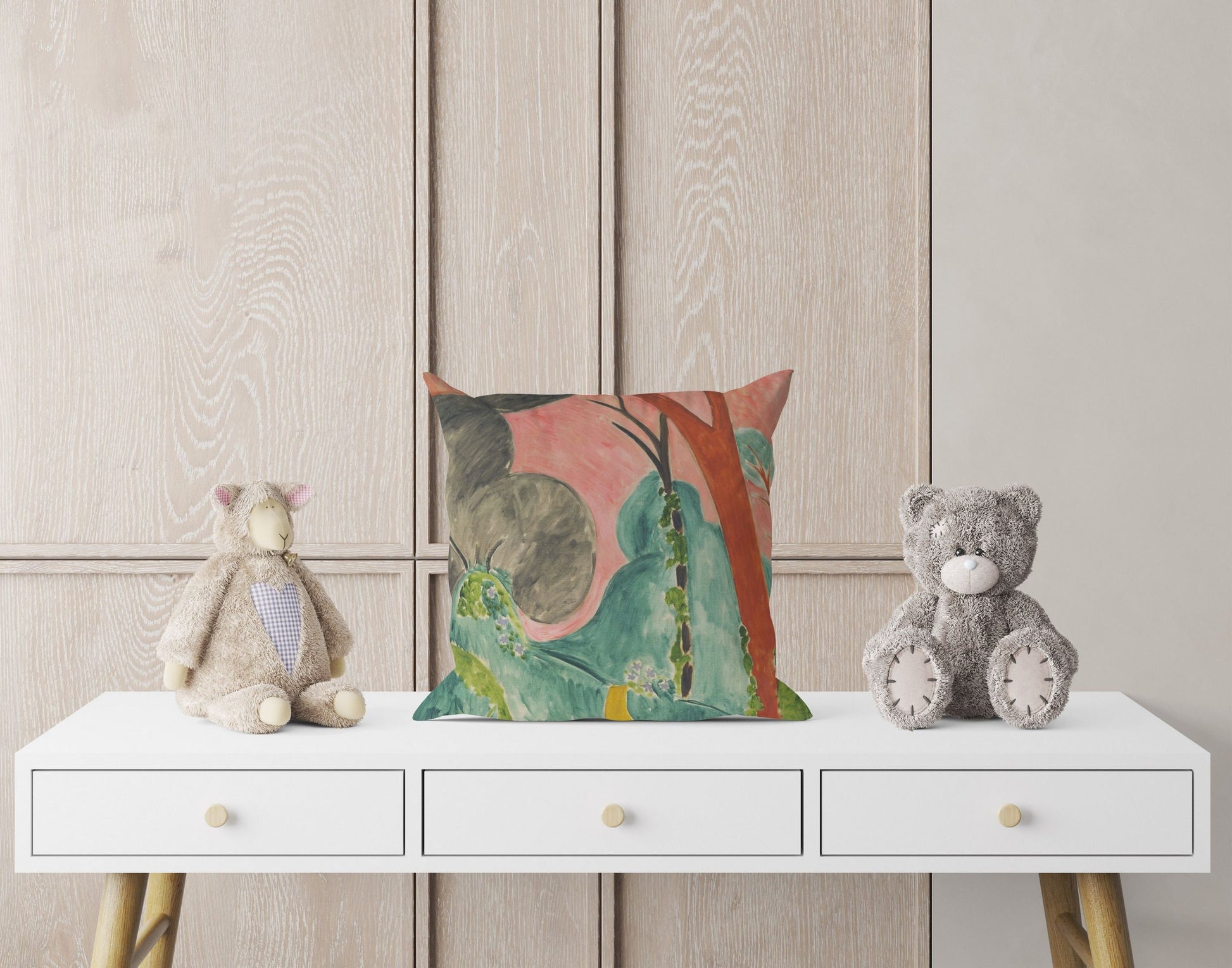 Henri Matisse Famous Painting, Tapestry Pillows, Abstract Throw Pillow, Designer Pillow, Fauvist Pillow, 18 X 18 Pillow Covers