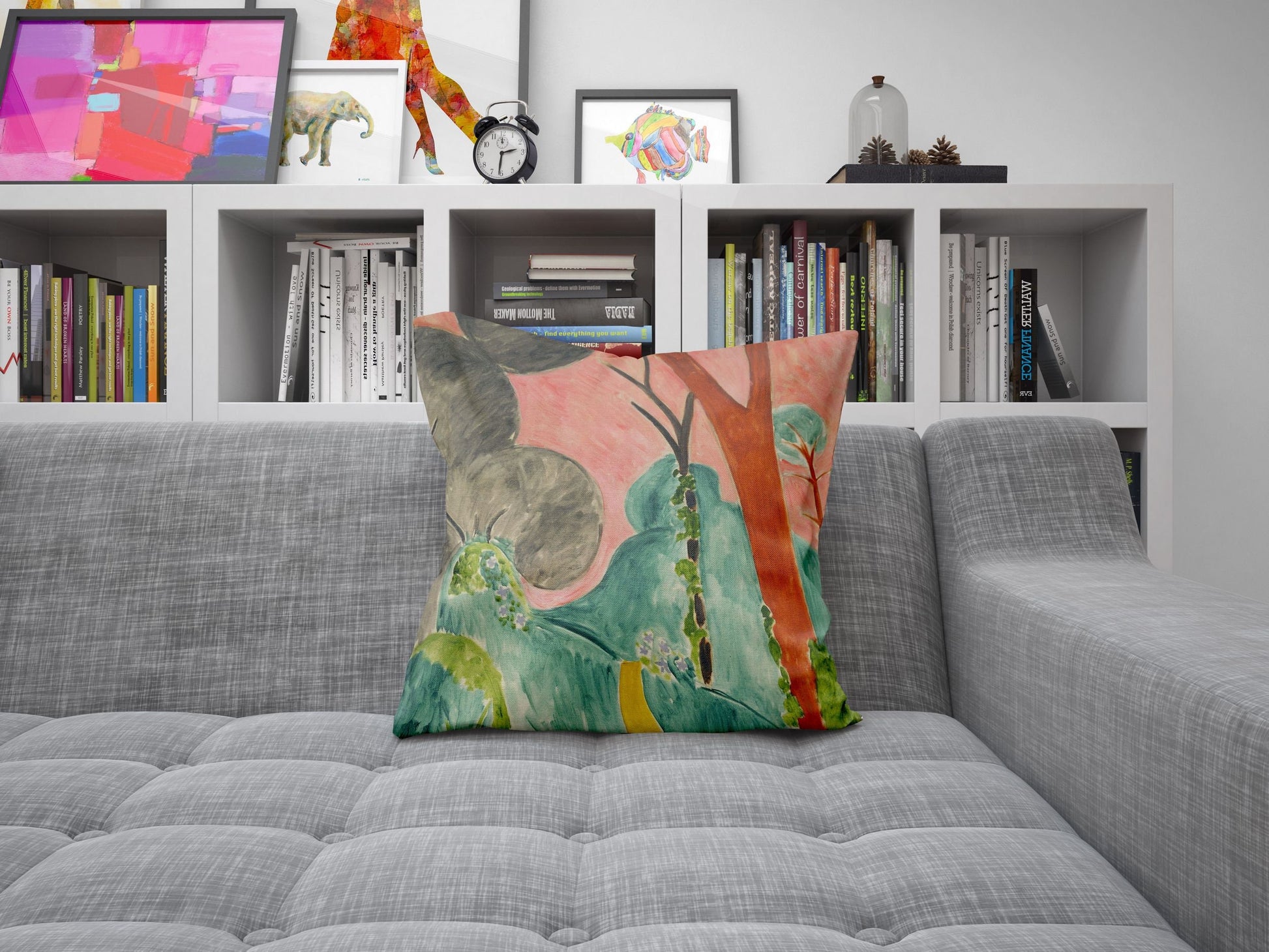 Henri Matisse Famous Painting, Tapestry Pillows, Abstract Throw Pillow, Designer Pillow, Fauvist Pillow, 18 X 18 Pillow Covers
