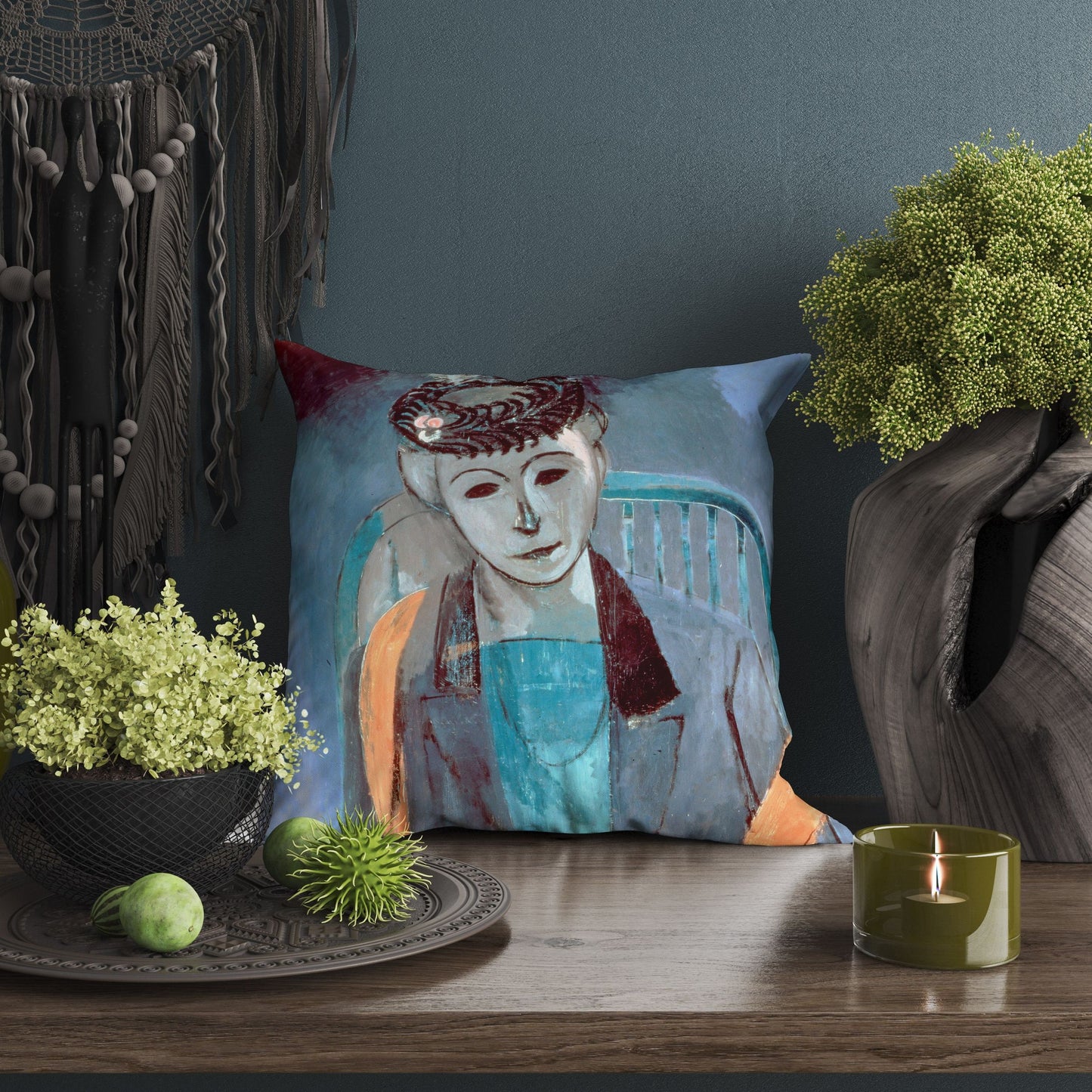 Henri Matisse Famous Painting, Tapestry Pillows, Abstract Pillow, Soft Pillow Cases, Colorful Pillow Case, Modern Pillow