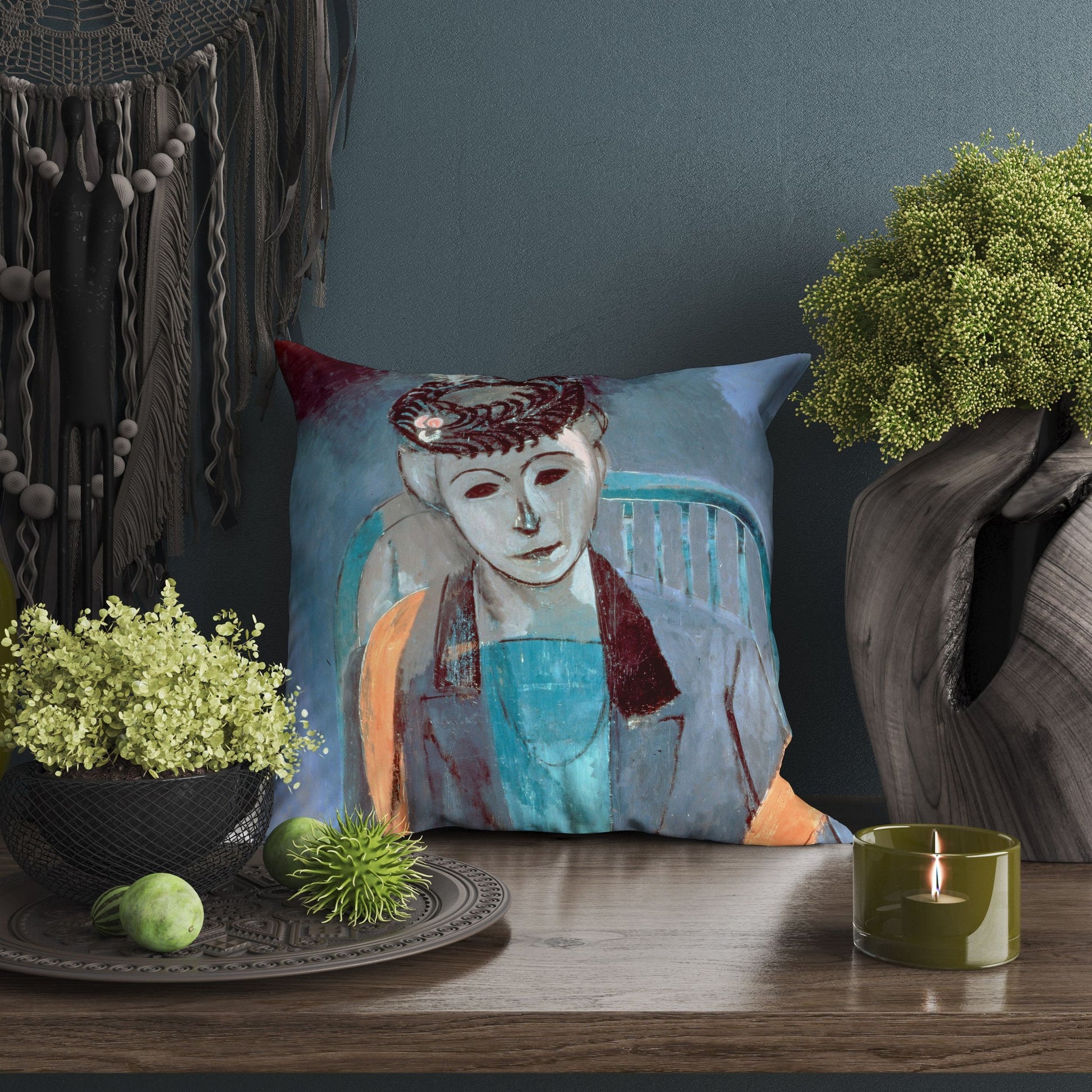 Henri Matisse Famous Painting, Tapestry Pillows, Abstract Pillow, Soft Pillow Cases, Colorful Pillow Case, Modern Pillow