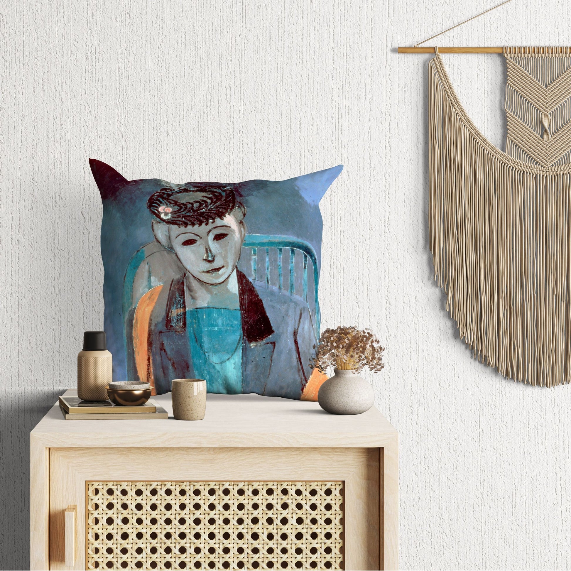 Henri Matisse Famous Painting, Tapestry Pillows, Abstract Pillow, Soft Pillow Cases, Colorful Pillow Case, Modern Pillow