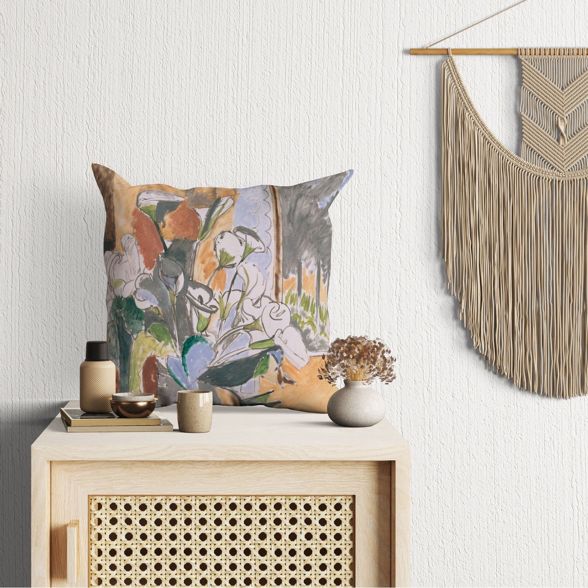 Henri Matisse Famous Painting, Decorative Pillow, Abstract Pillow, Designer Pillow, Colorful Pillow Case, Contemporary Pillow