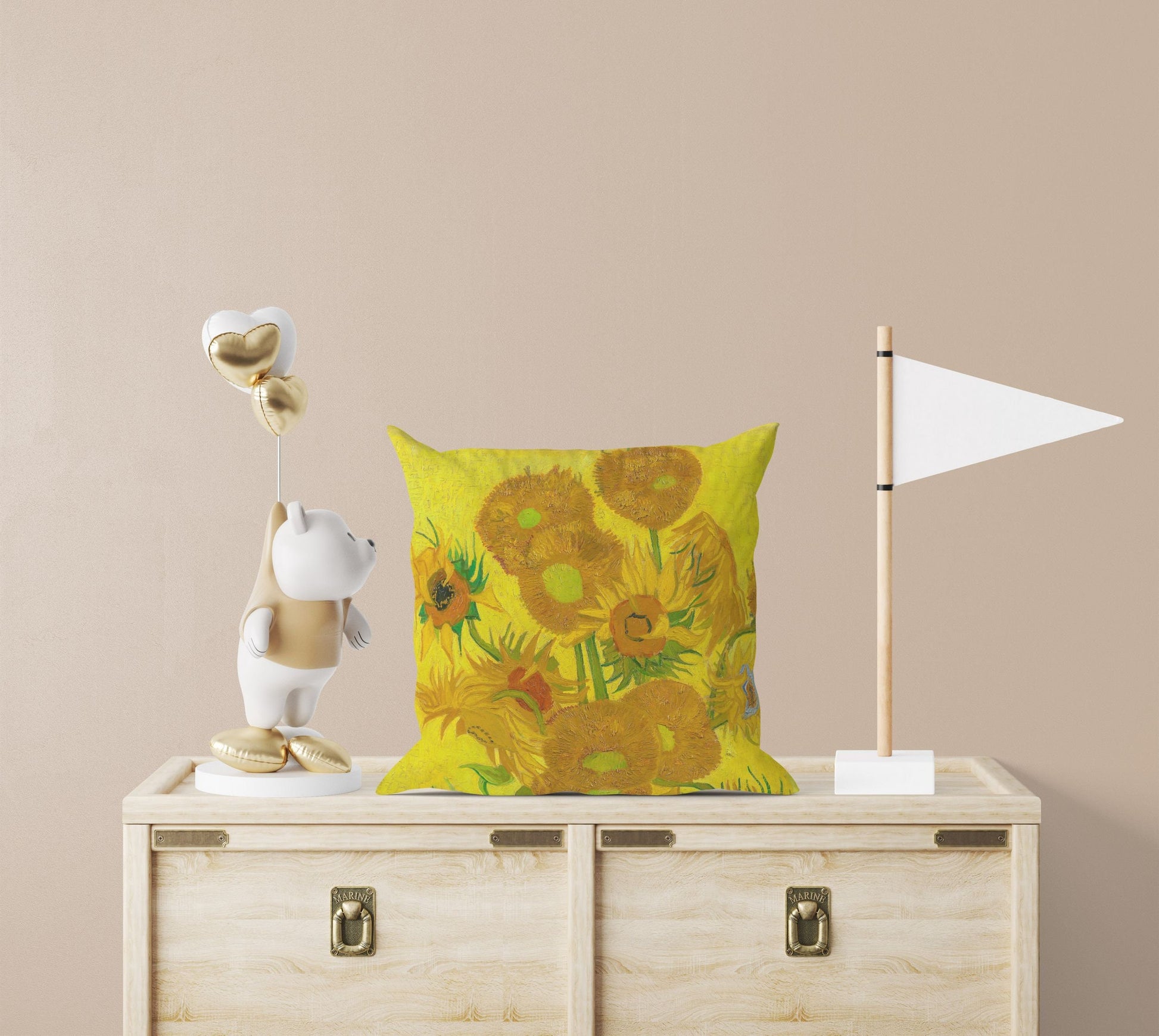 Vincent Van Gogh Sunflowers, Throw Pillow, Abstract Throw Pillow, Soft Pillow Cases, Bright Yellow Pillow Home Decor Pillow, Farmhouse Decor