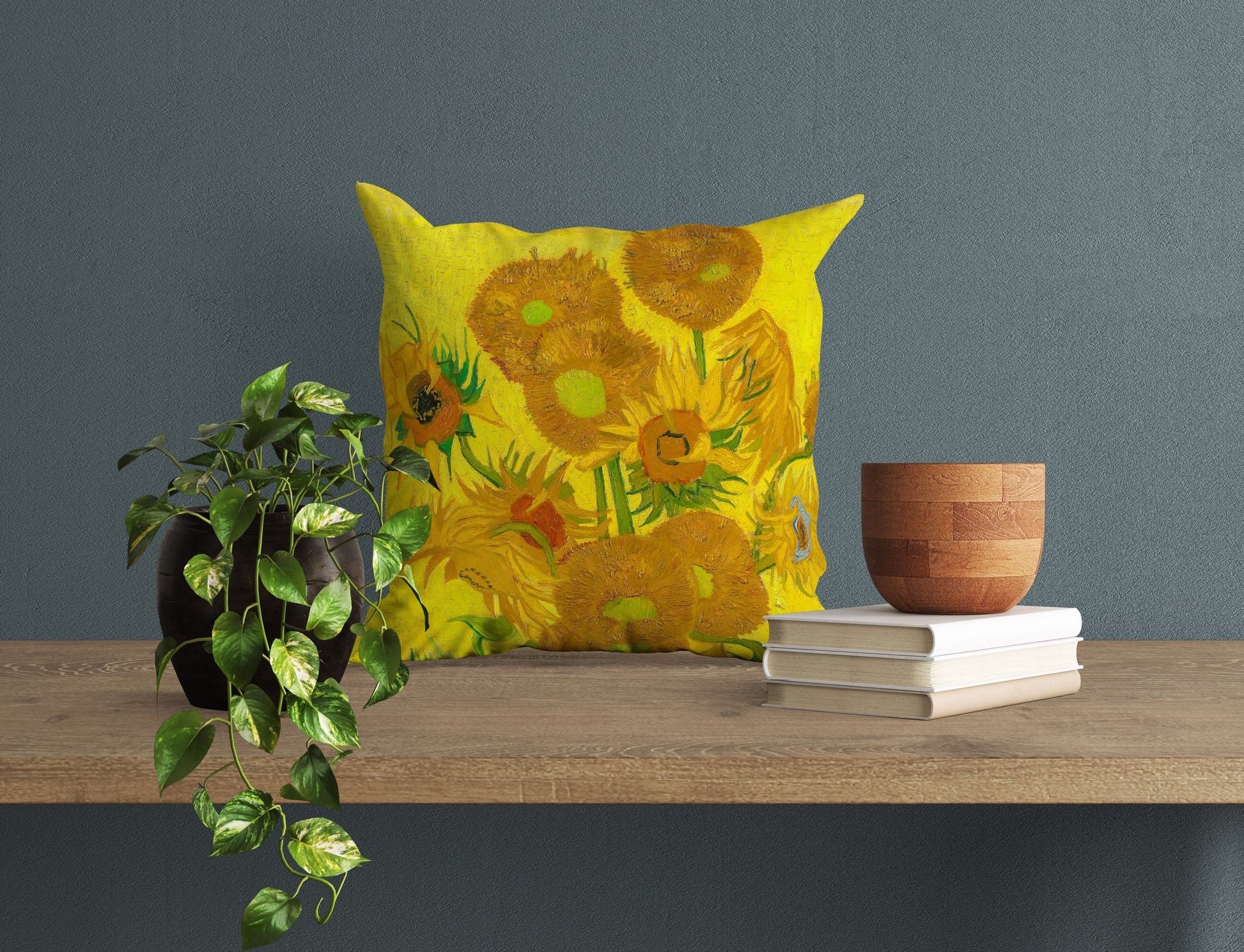 Vincent Van Gogh Sunflowers, Throw Pillow, Abstract Throw Pillow, Soft Pillow Cases, Bright Yellow Pillow Home Decor Pillow, Farmhouse Decor