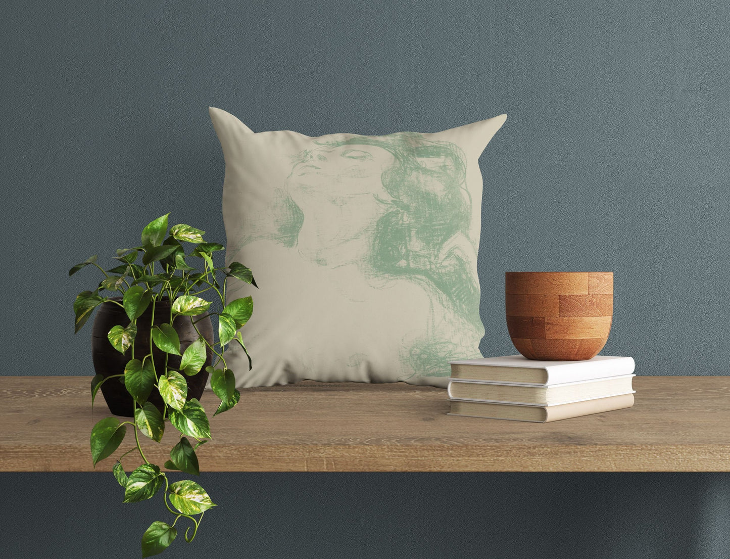 Edvard Munch Famous Art Nude Reclining, Toss Pillow, Abstract Throw Pillow Cover, Soft Pillow Cases, Contemporary Pillow, 22X22 Pillow Cover