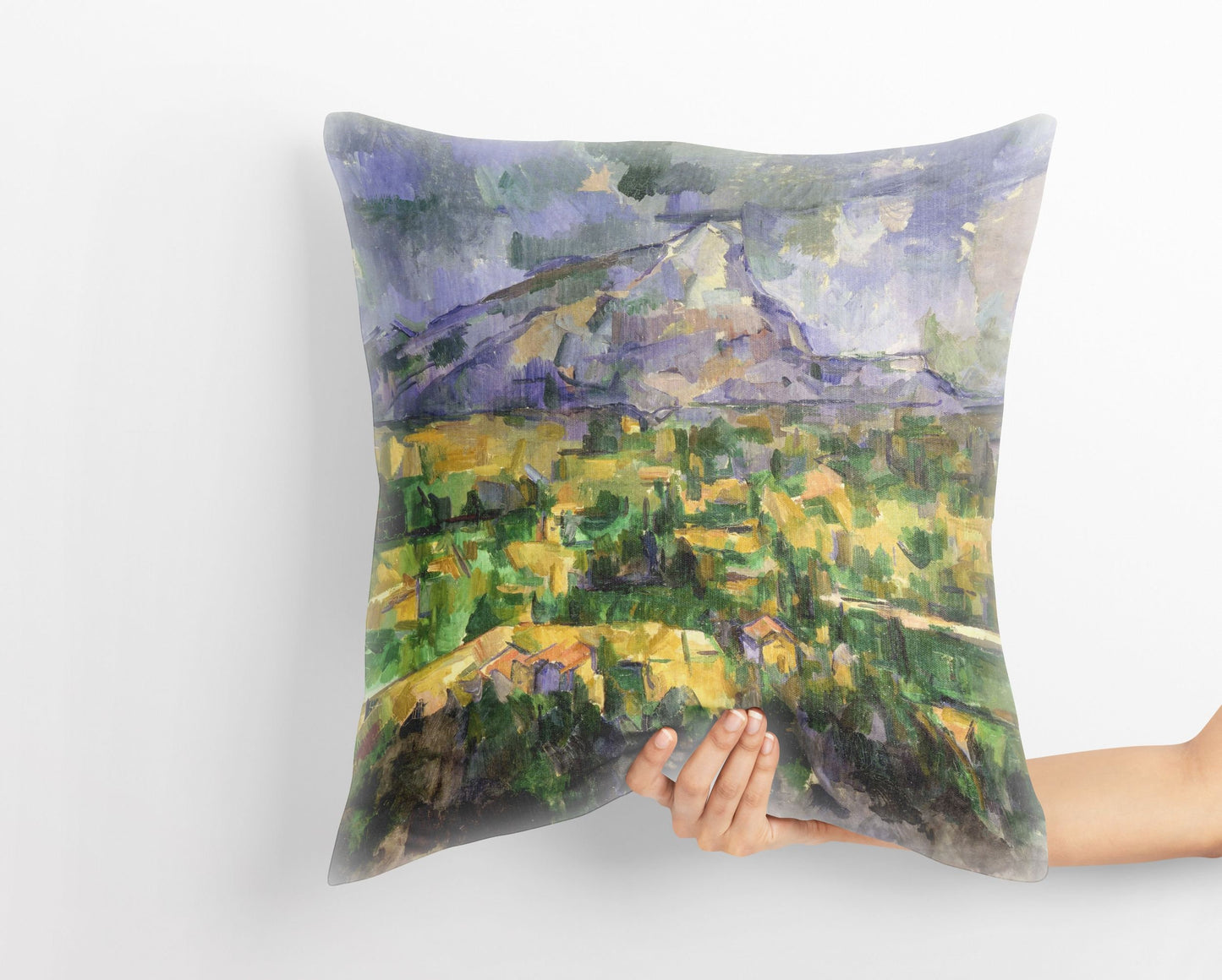 Paul Cezanne Famous Art, Toss Pillow, Abstract Throw Pillow Cover, Art Pillow, Green Pillow Cases, Modern Pillow, Large Pillow Cases
