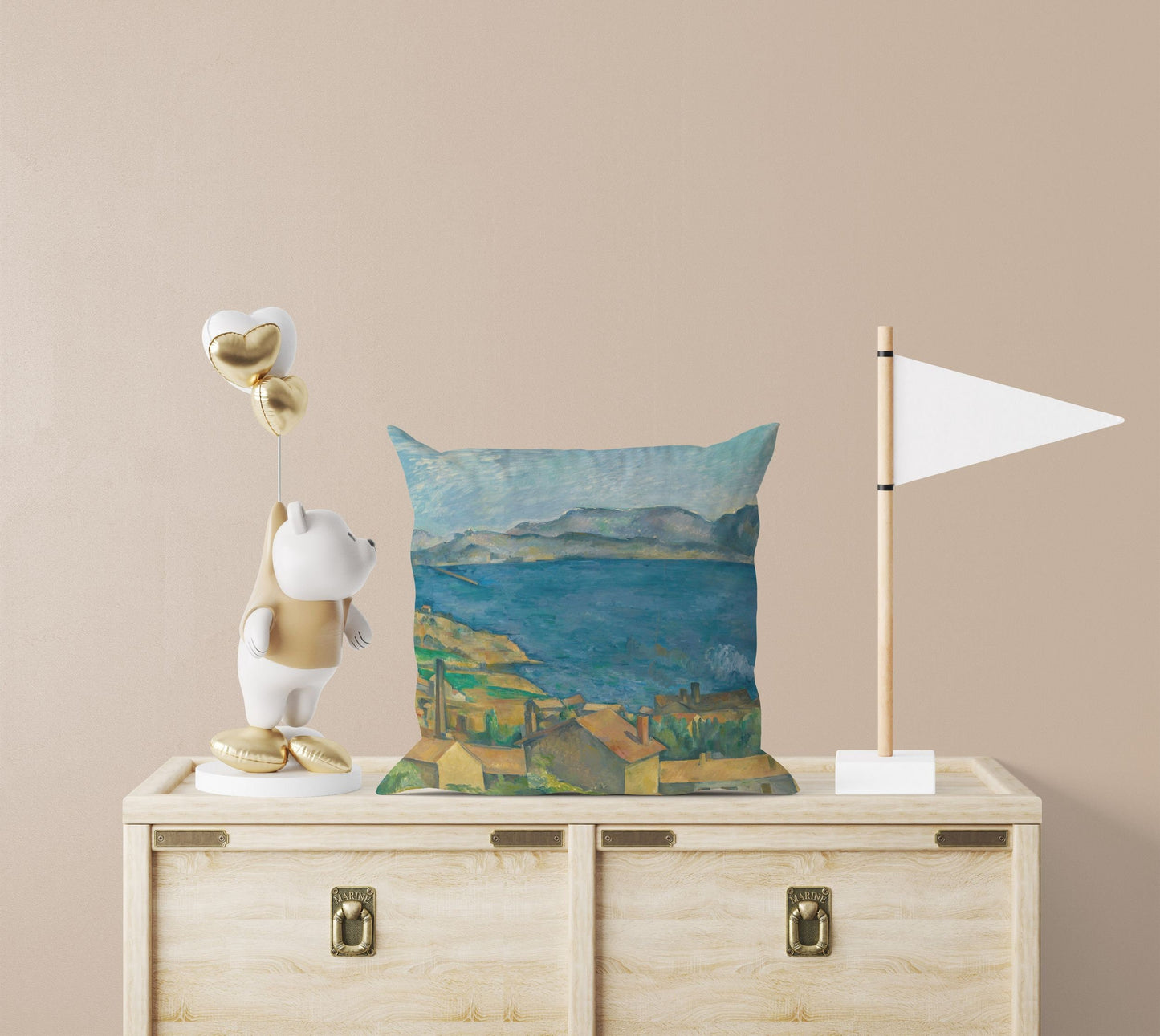 Paul Cezanne Famous Art, Tapestry Pillows, Abstract Throw Pillow Cover, Art Pillow, Blue, Modern Pillow, Housewarming Gift, Farmhouse Decor
