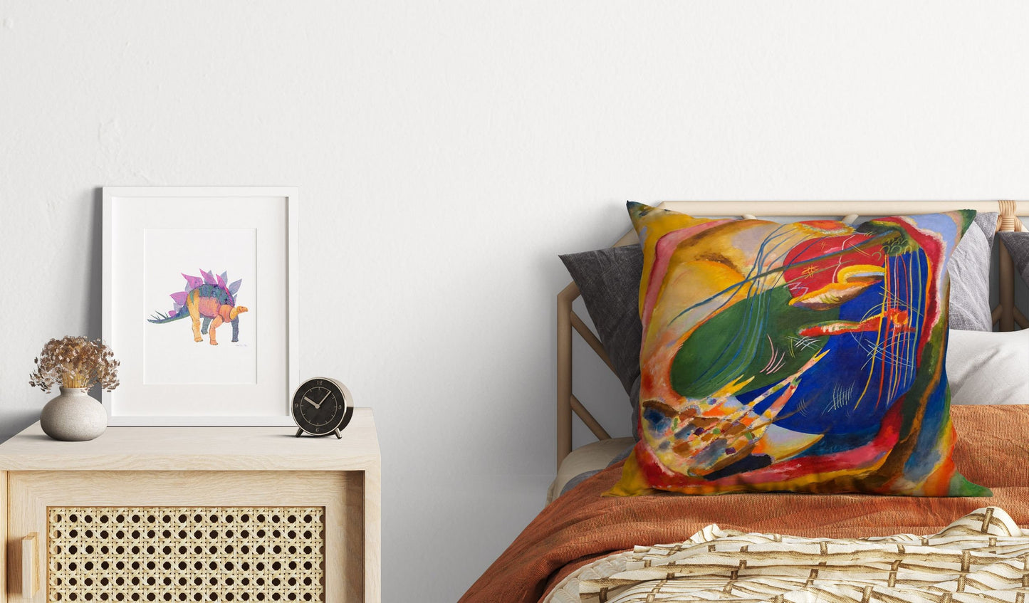 Wassily Kandinsky Abstract Painting, Tapestry Pillows, Geometric Pillow, Art Pillow, Contemporary Pillow, Large Pillow Cases