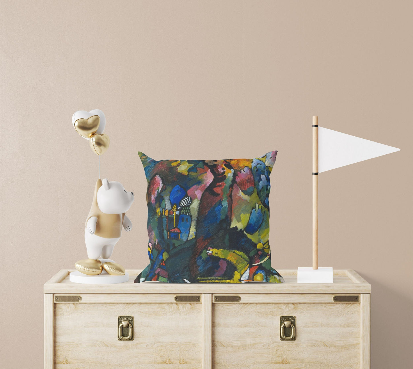 Wassily Kandinsky Abstract Painting, Throw Pillow, Abstract Art Pillow, Soft Pillow Cases, Modern Pillow, Large Pillow Cases
