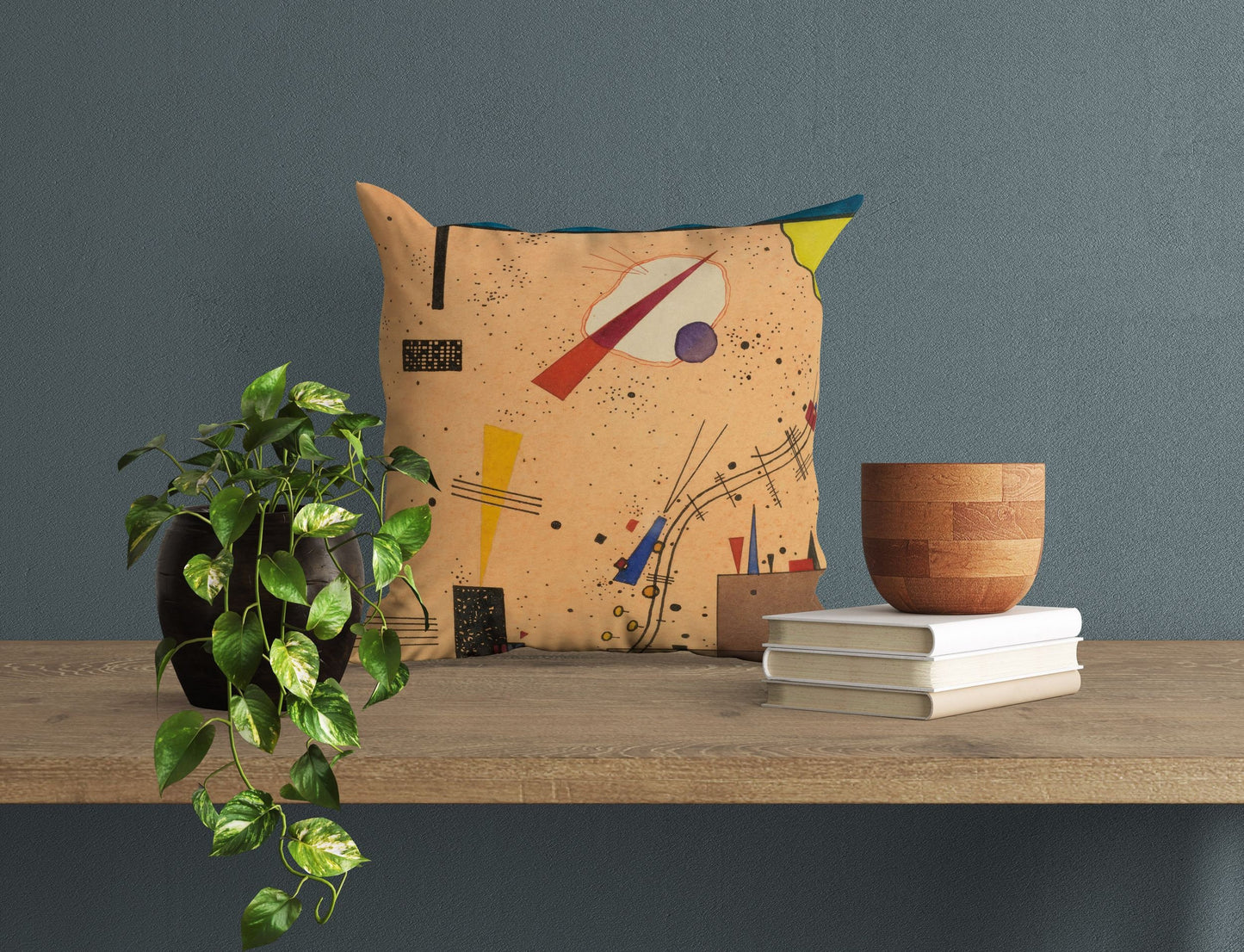 Wassily Kandinsky Abstract Painting, Pillow Case, Abstract Pillow Case, Art Pillow, Colorful Pillow Case, Modern Pillow, 18 X 18 Pillow