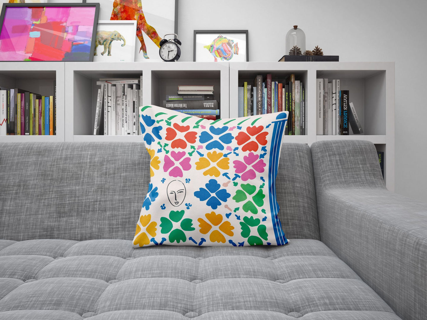 Henri Matisse Famous Art, Throw Pillow, Abstract Pillow, Art Pillow, Colorful Pillow Case, Modern Pillow, 22X22 Pillow Cover, Abstract Decor