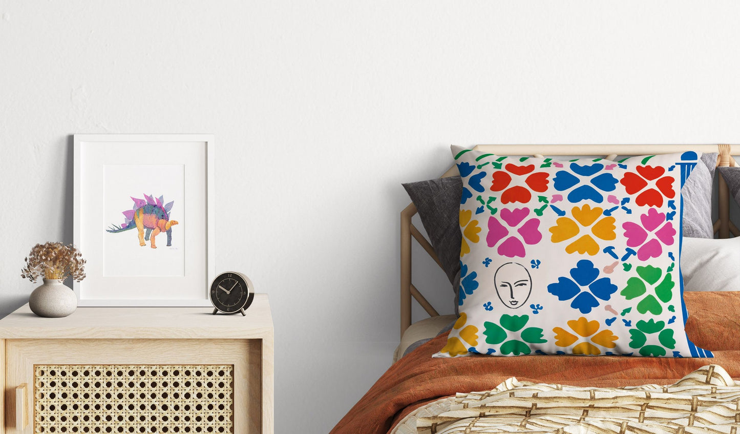 Henri Matisse Famous Art, Throw Pillow, Abstract Pillow, Art Pillow, Colorful Pillow Case, Modern Pillow, 22X22 Pillow Cover, Abstract Decor