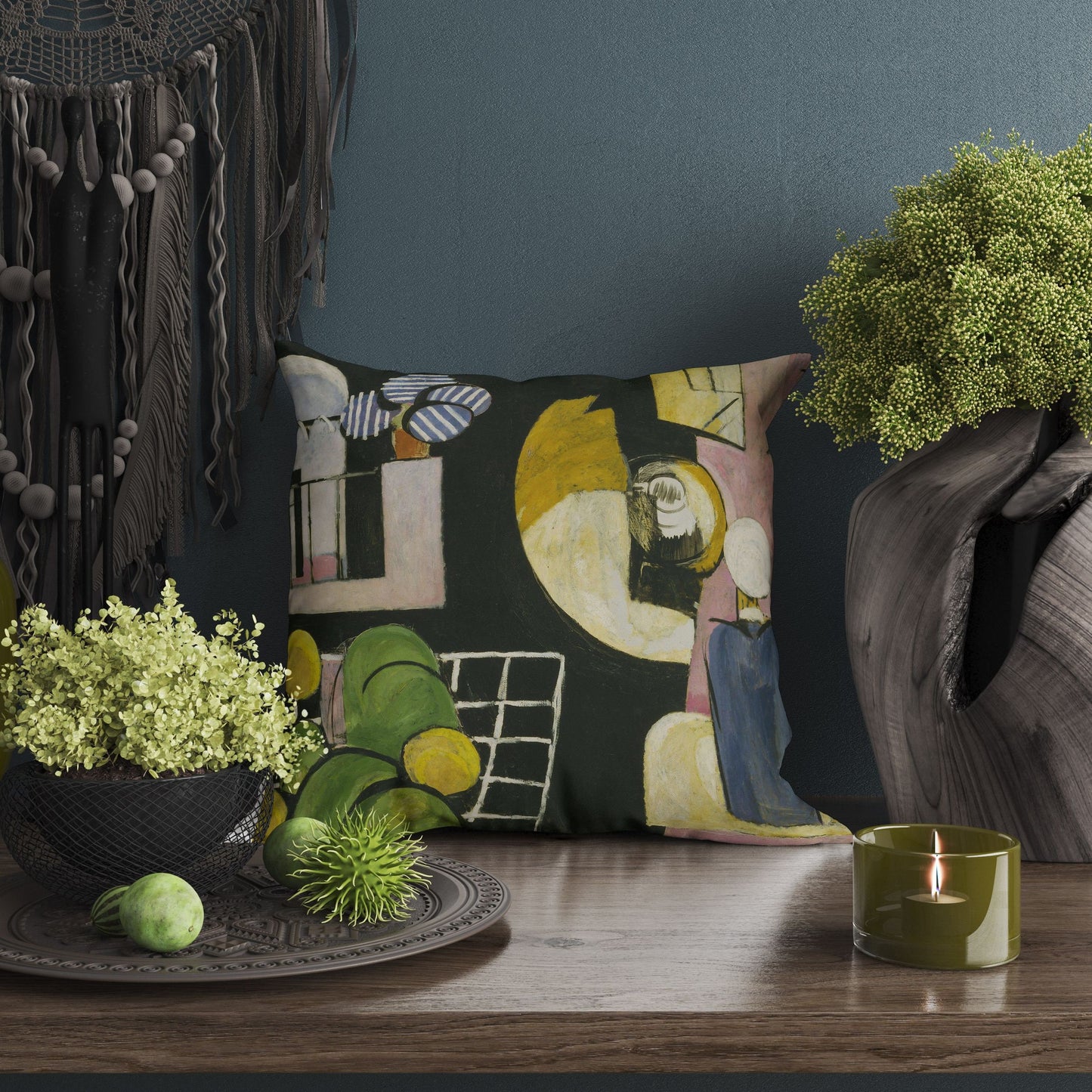 Henri Matisse Famous Art, Tapestry Pillows, Abstract Throw Pillow Cover, Art Pillow, Square Pillow, Housewarming Gift, Abstract Decor