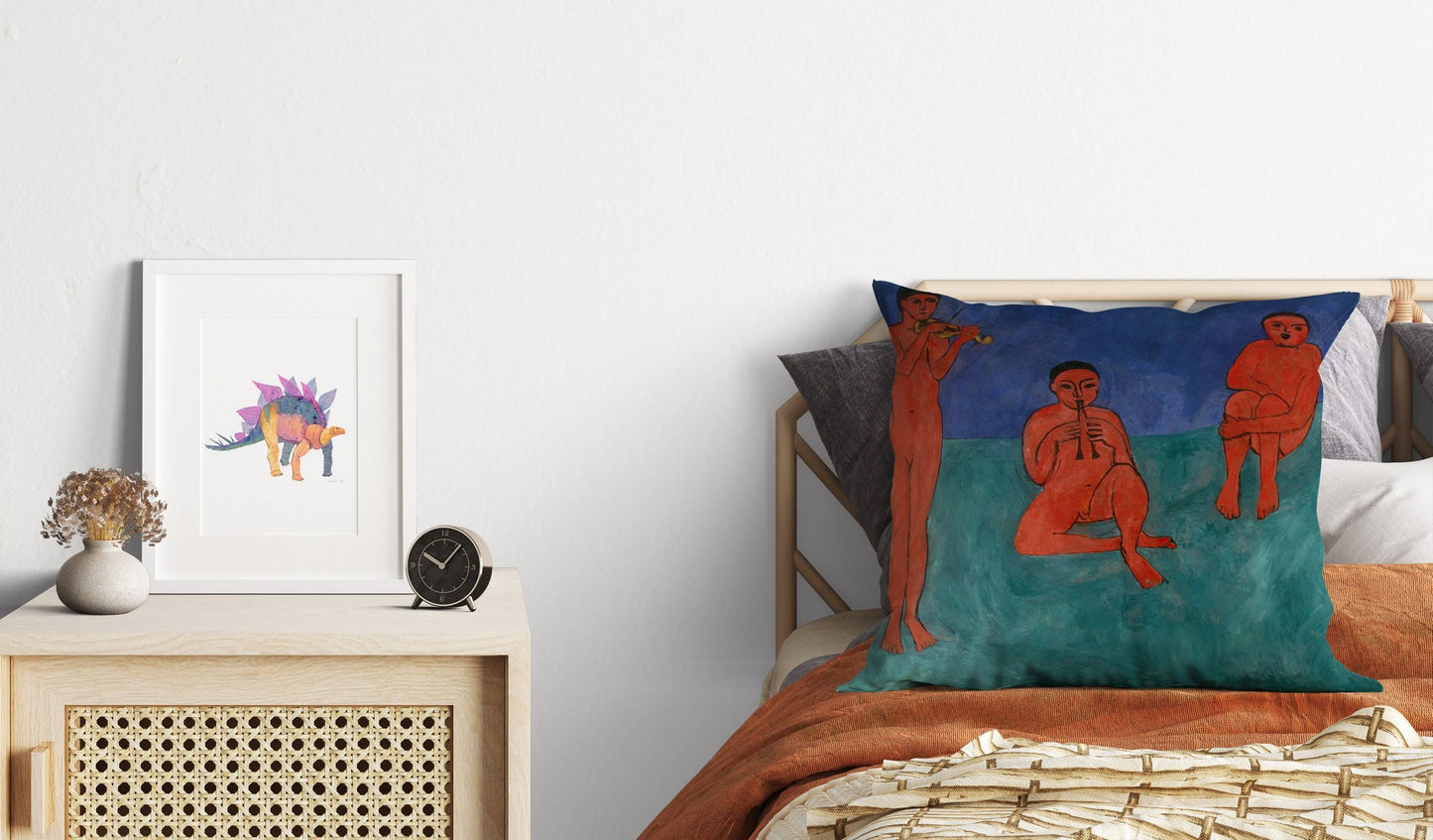 Henri Matisse Famous Art, Throw Pillow, Abstract Pillow, Contemporary Pillow, 22X22 Pillow Cover, Home Decor Pillow, Indoor Pillow Cases