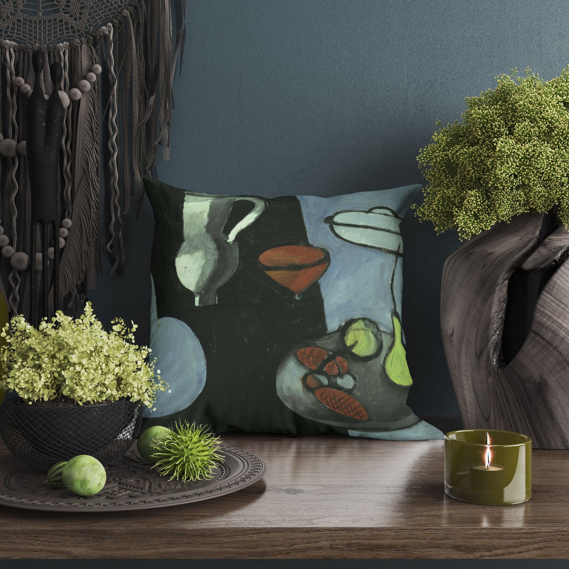 Henri Matisse Famous Art, Tapestry Pillows, Abstract Throw Pillow Cover, Artist Pillow, Square Pillow, Playroom Decor, Sofa Pillows