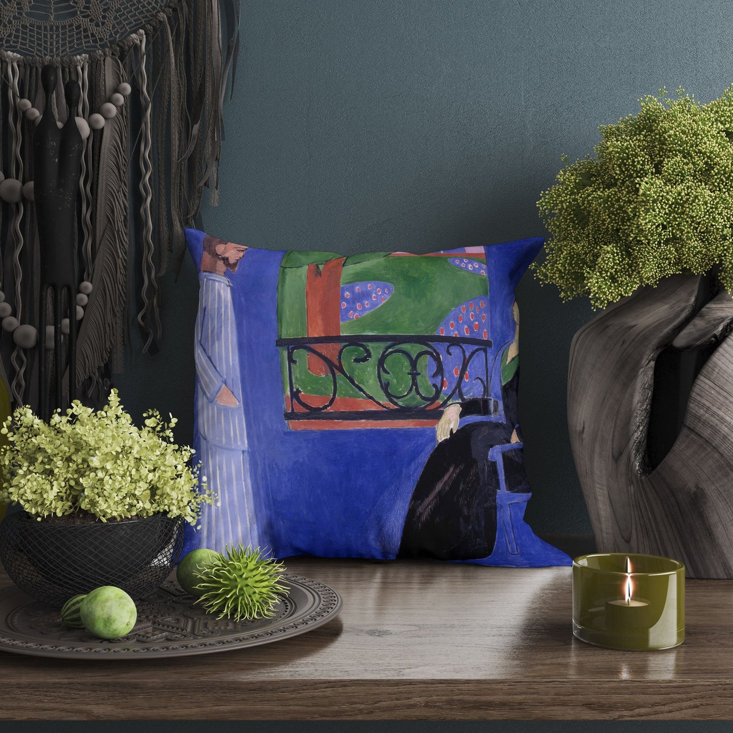 Henri Matisse Famous Art, Pillow Case, Abstract Throw Pillow Cover, Artist Pillow, Colorful Pillow Case, Modern Pillow, Square Pillow