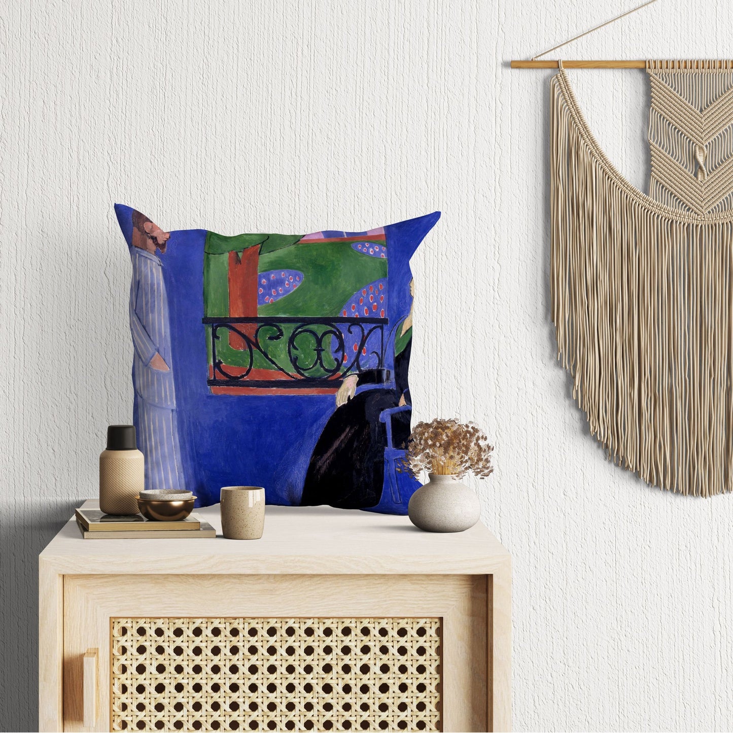 Henri Matisse Famous Art, Pillow Case, Abstract Throw Pillow Cover, Artist Pillow, Colorful Pillow Case, Modern Pillow, Square Pillow