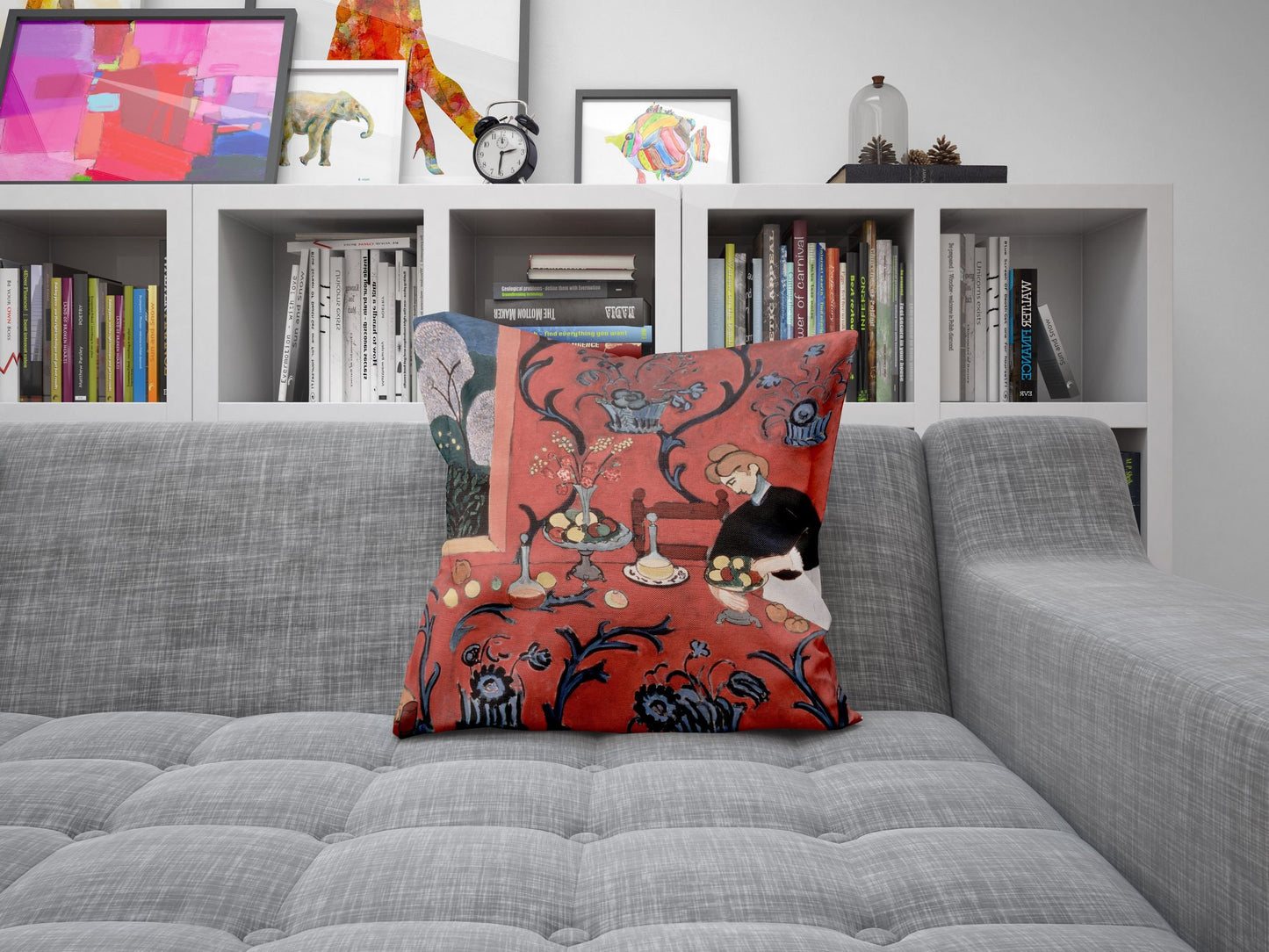 Henri Matisse Famous Art, Throw Pillow Cover, Abstract Throw Pillow, Designer Pillow, 18 X 18 Pillow Covers, Playroom Decor, Holiday Gift