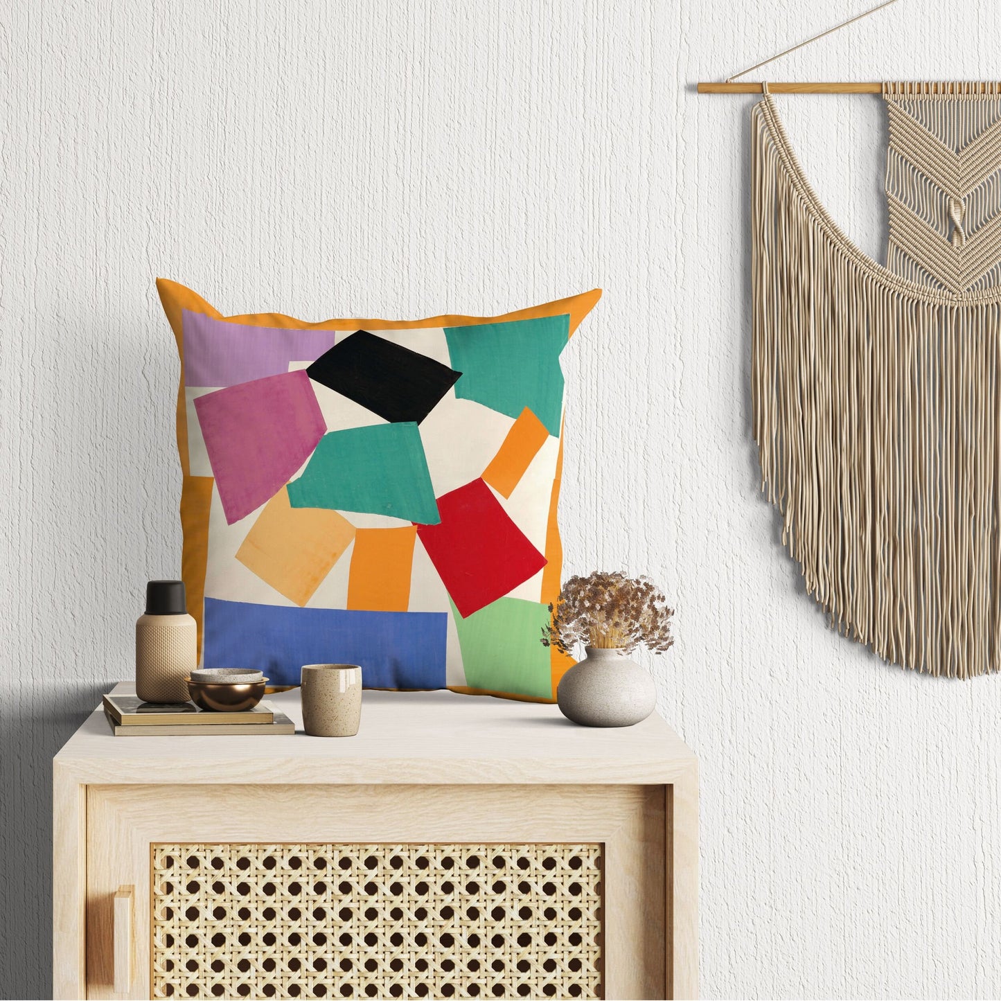 Henri Matisse Famous Painting, Throw Pillow, Abstract Throw Pillow Cover, Soft Pillow Cases, Colorful Pillow Case, Fauvist Pillow