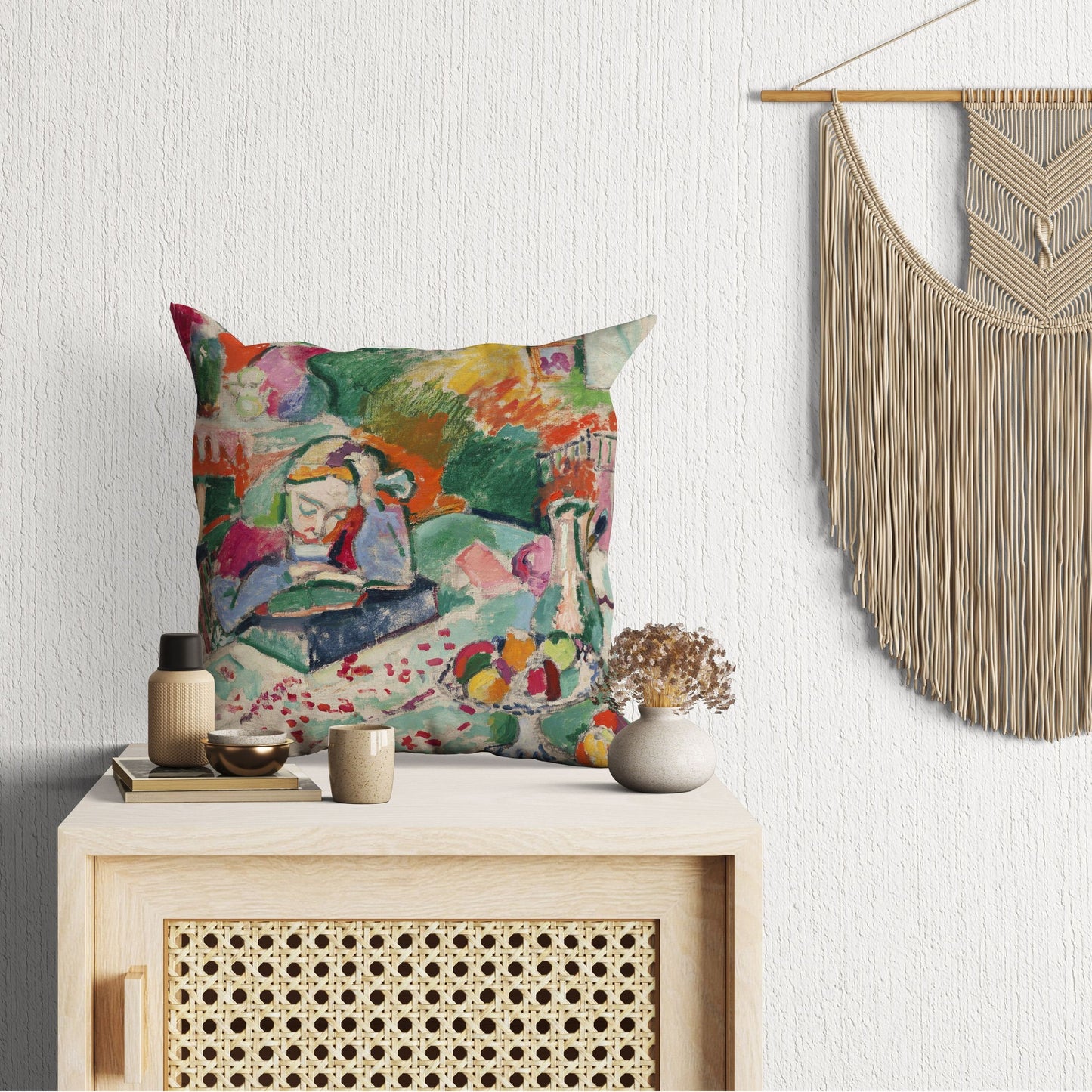 Henri Matisse Famous Painting, Decorative Pillow, Abstract Throw Pillow, Fauvist Pillow, 18 X 18 Pillow Covers, Pillow Cases For Kids