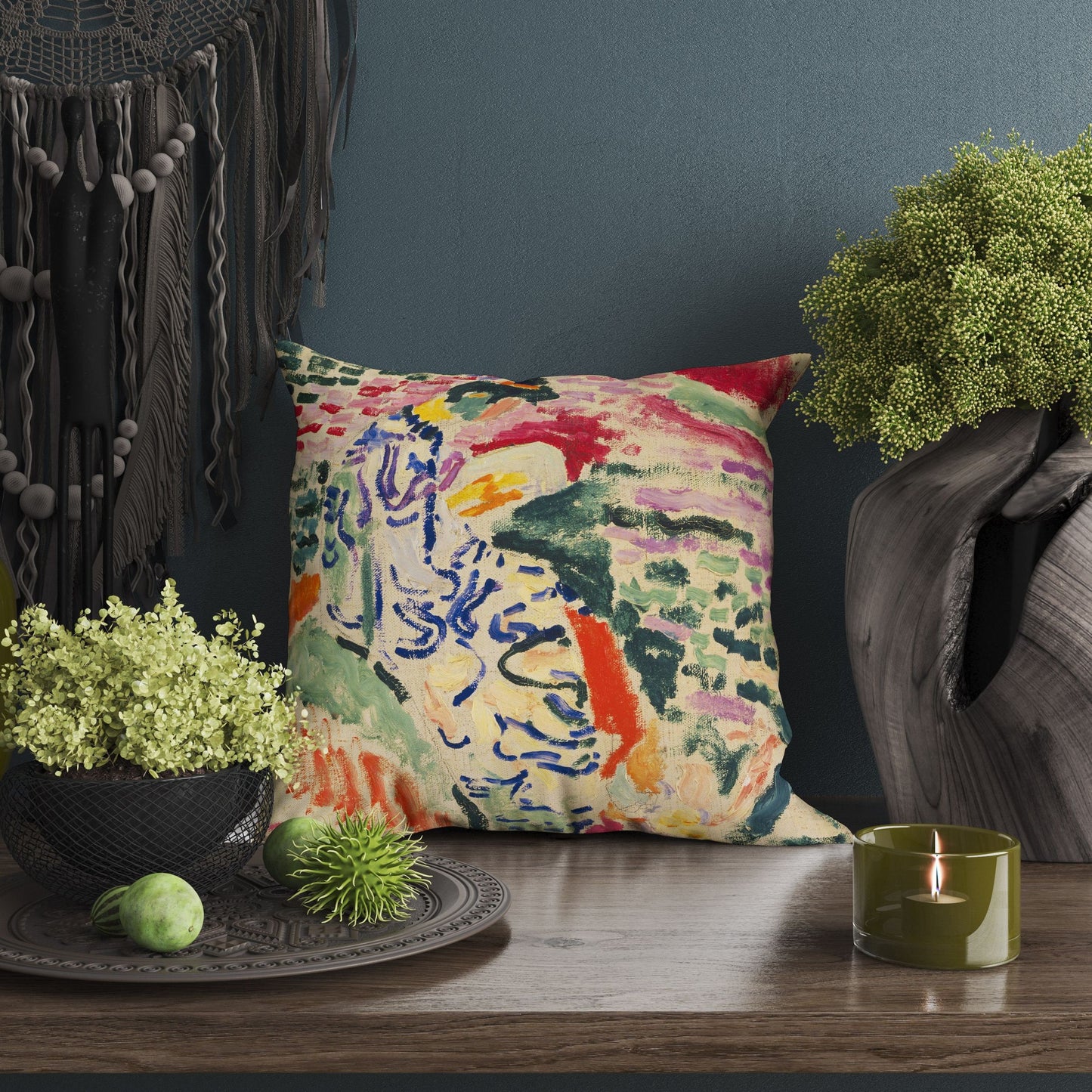 Henri Matisse Famous Painting, Toss Pillow, Abstract Throw Pillow, Modern Pillow, Large Pillow Cases, Housewarming Gift, Abstract Decor