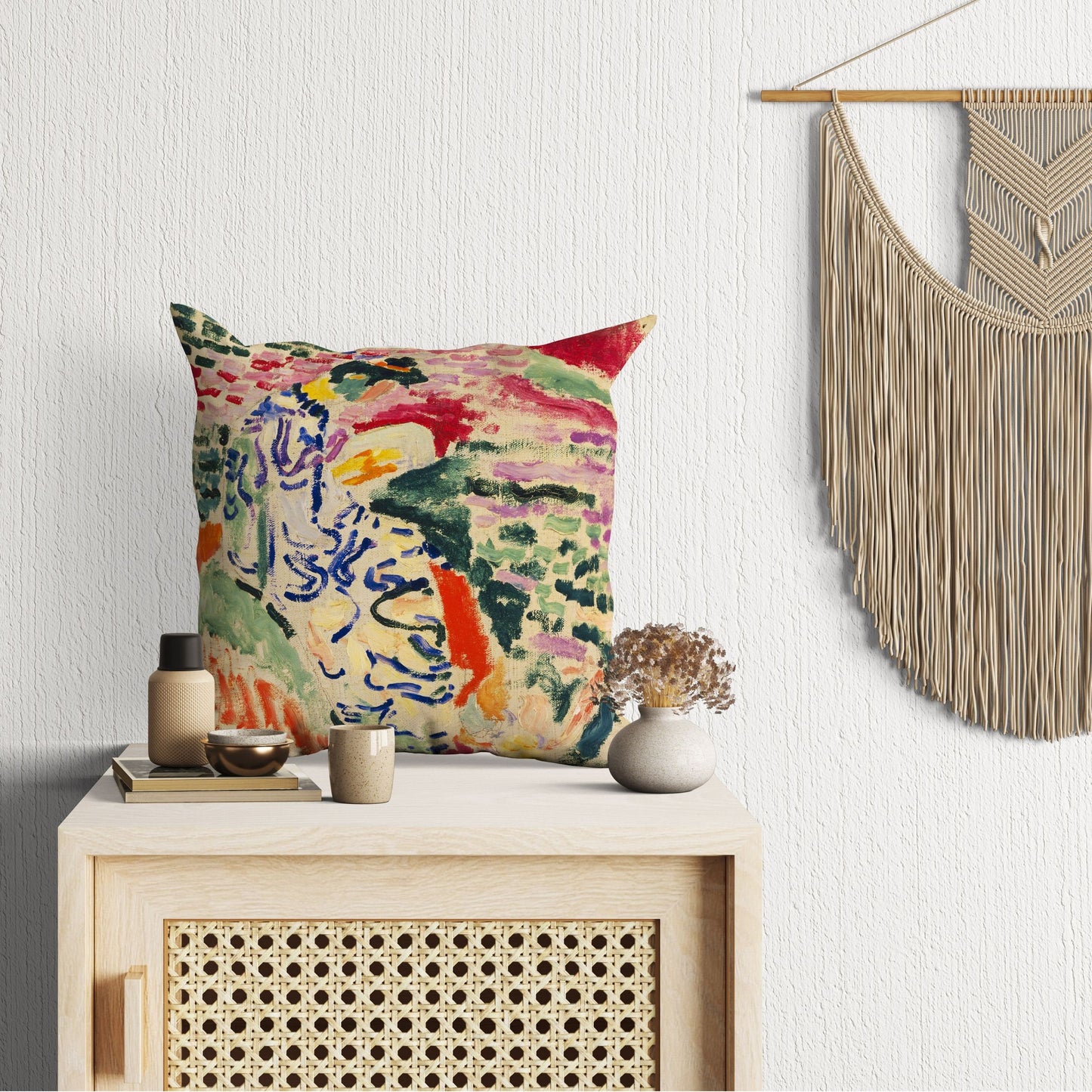 Henri Matisse Famous Painting, Toss Pillow, Abstract Throw Pillow, Modern Pillow, Large Pillow Cases, Housewarming Gift, Abstract Decor
