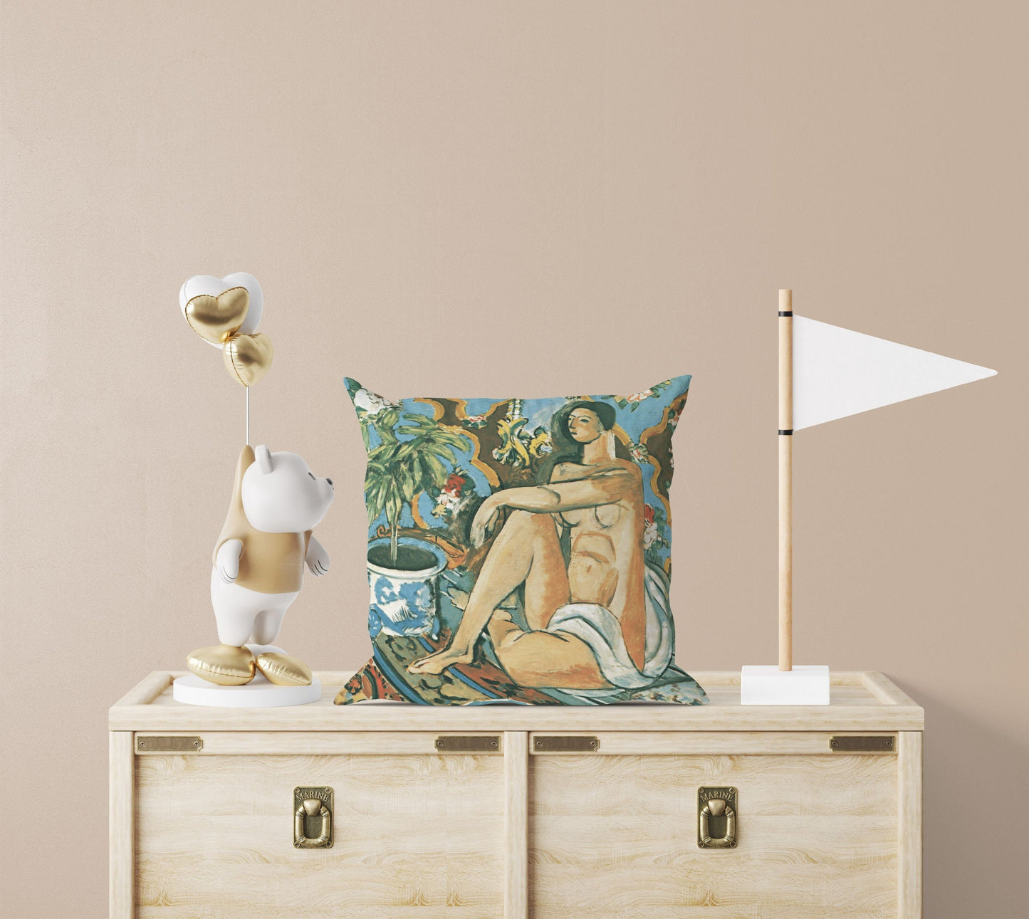 Henri Matisse Famous Painting, Pillow Case, Abstract Pillow, Art Pillow, Colorful Pillow Case, Modern Pillow, Square Pillow, Nursery Decor