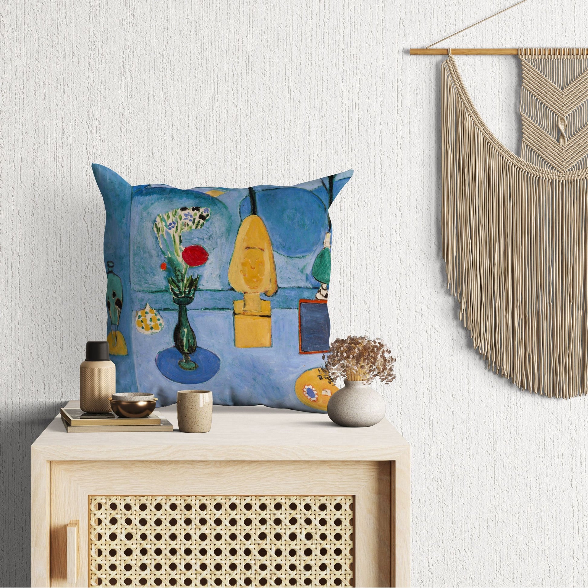 Henri Matisse Famous Painting, Pillow Case, Abstract Throw Pillow, Artist Pillow, Square Pillow, Housewarming Gift, Pillow Cases Kids