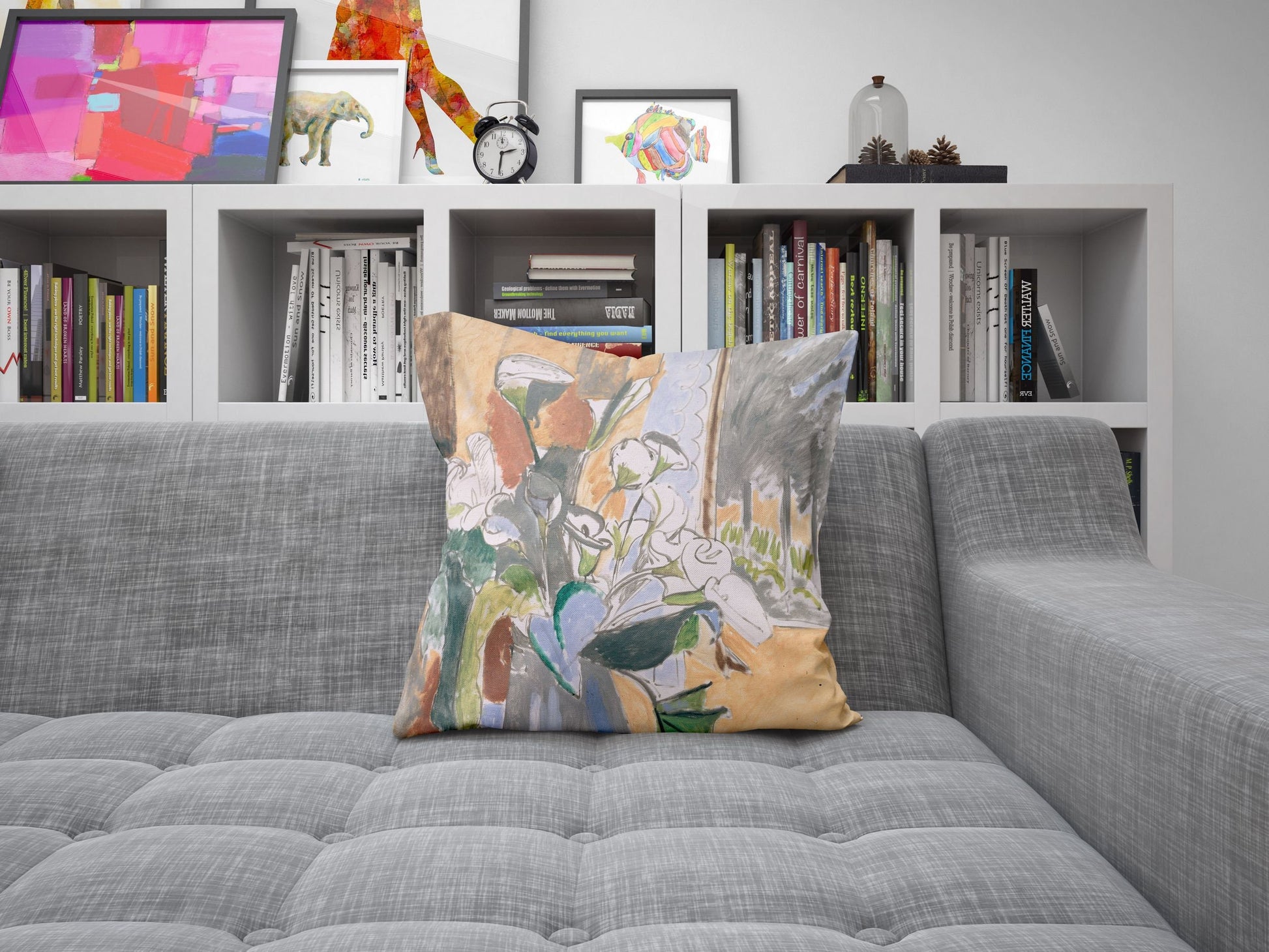 Henri Matisse Famous Painting, Decorative Pillow, Abstract Pillow, Designer Pillow, Colorful Pillow Case, Contemporary Pillow