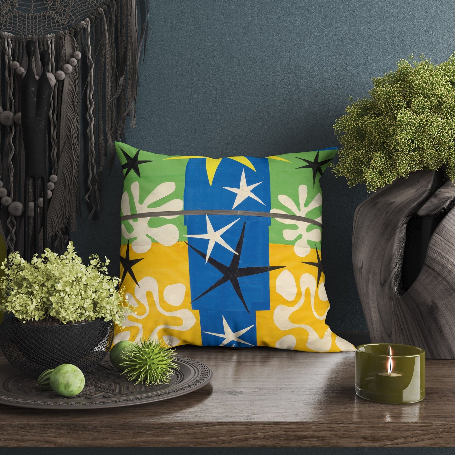 Henri Matisse Famous Painting, Decorative Pillow, Abstract Throw Pillow Cover, Designer Pillow, Colorful Pillow Case, 18 X 18 Pillow Covers