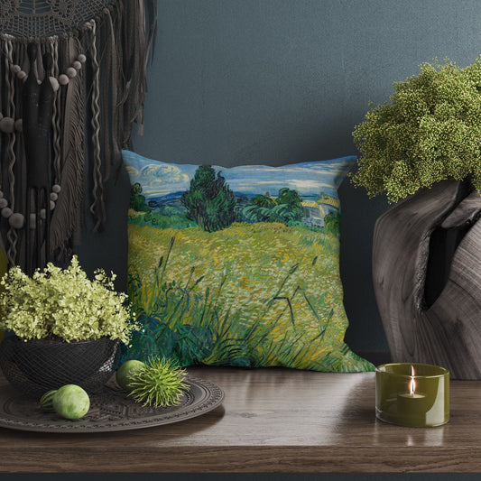 Vincent Van Gogh Green Wheat Famous Art, Pillow Case, Abstract Pillow, Soft Pillow Cases, 18 X 18 Pillow Covers, Housewarming Gift
