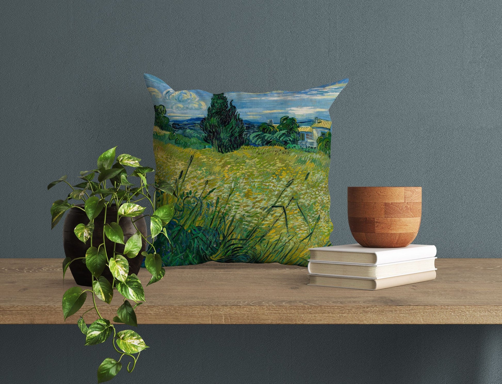 Vincent Van Gogh Green Wheat Famous Art, Pillow Case, Abstract Pillow, Soft Pillow Cases, 18 X 18 Pillow Covers, Housewarming Gift