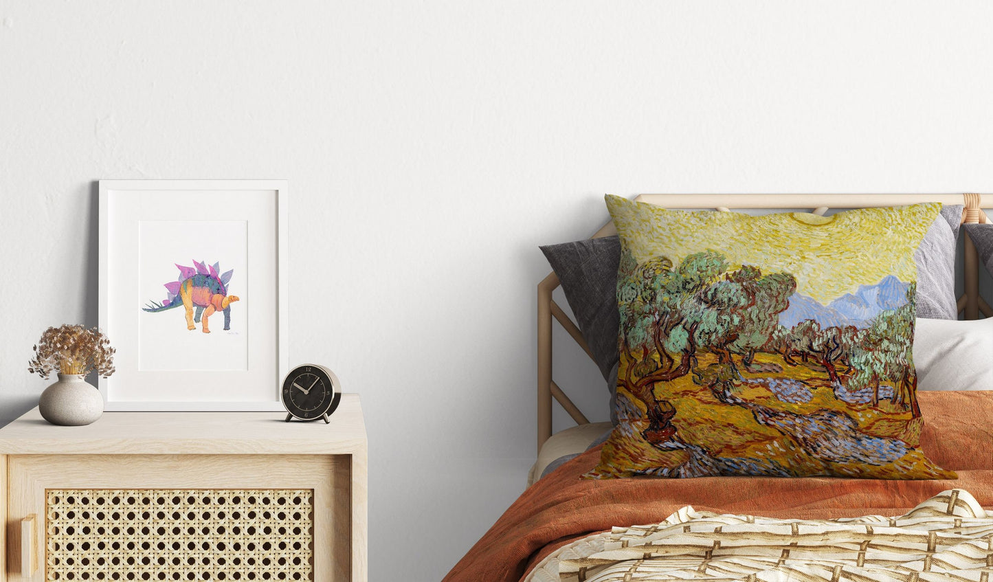 Vincent Van Gogh Olive Tree Famous Art, Tapestry Pillows, Abstract Throw Pillow Cover, Soft Pillow Cases, Housewarming Gift