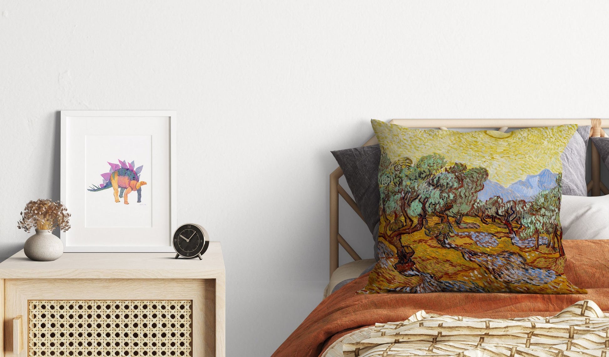 Vincent Van Gogh Olive Tree Famous Art, Tapestry Pillows, Abstract Throw Pillow Cover, Soft Pillow Cases, Housewarming Gift