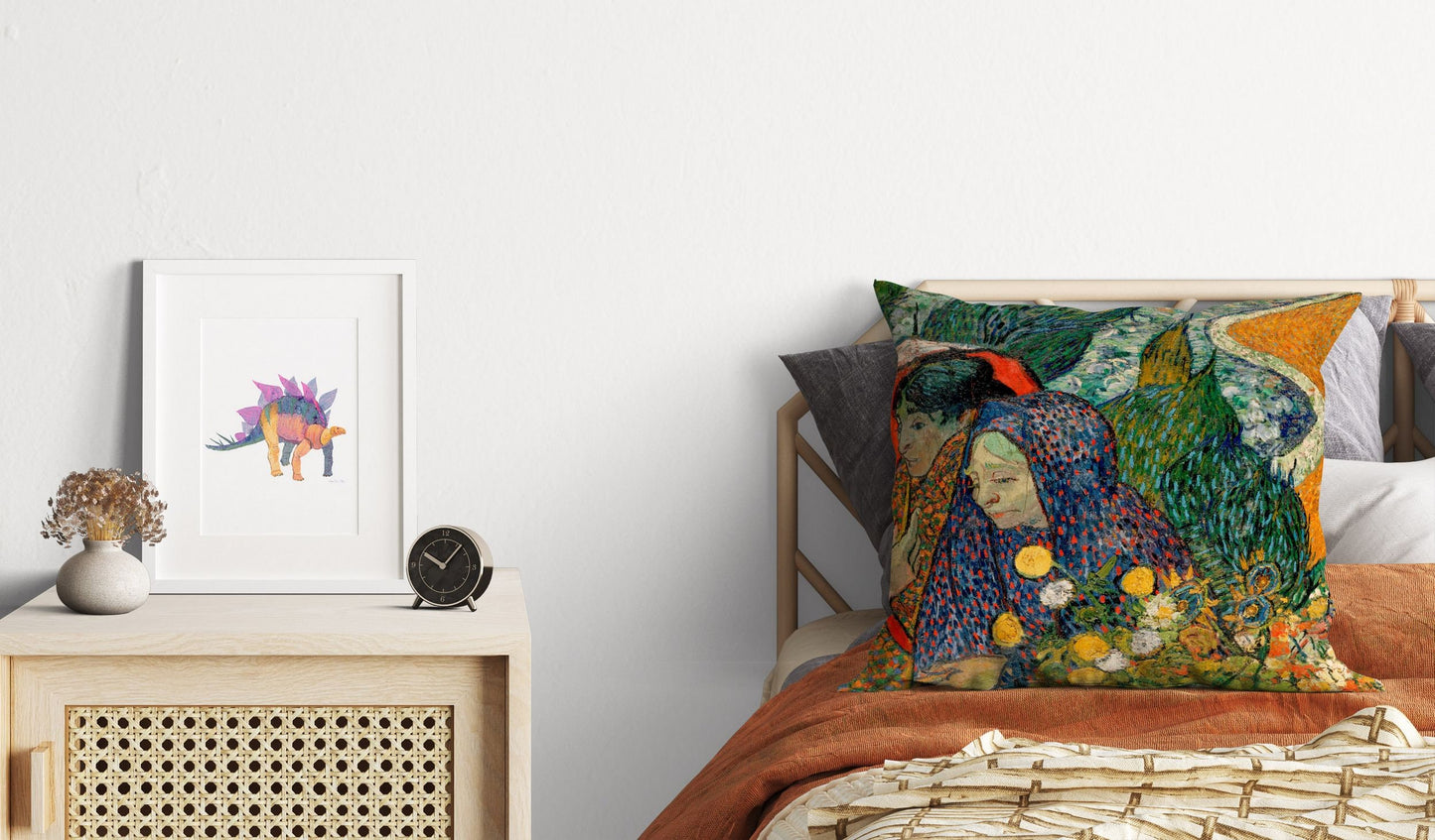 Vincent Van Gogh Famous Art Ladies Of Arles, Throw Pillow, Abstract Throw Pillow, Art Pillow, Contemporary Pillow, 18 X 18 Pillow Covers