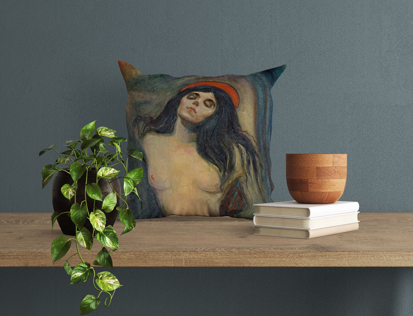 Edvard Munch Famous Art Madonna, Pillow Case, Abstract Pillow, Soft Pillow Cases, Large Pillow Cases, Playroom Decor, Sofa Pillows