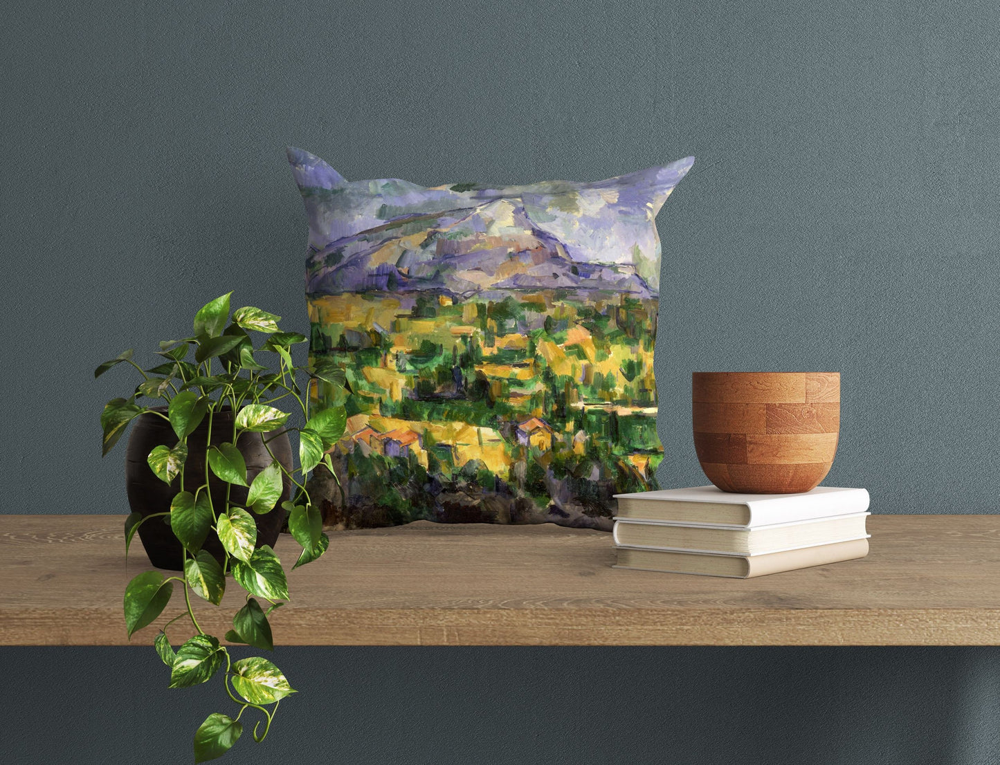 Paul Cezanne Famous Art, Toss Pillow, Abstract Throw Pillow Cover, Art Pillow, Green Pillow Cases, Modern Pillow, Large Pillow Cases