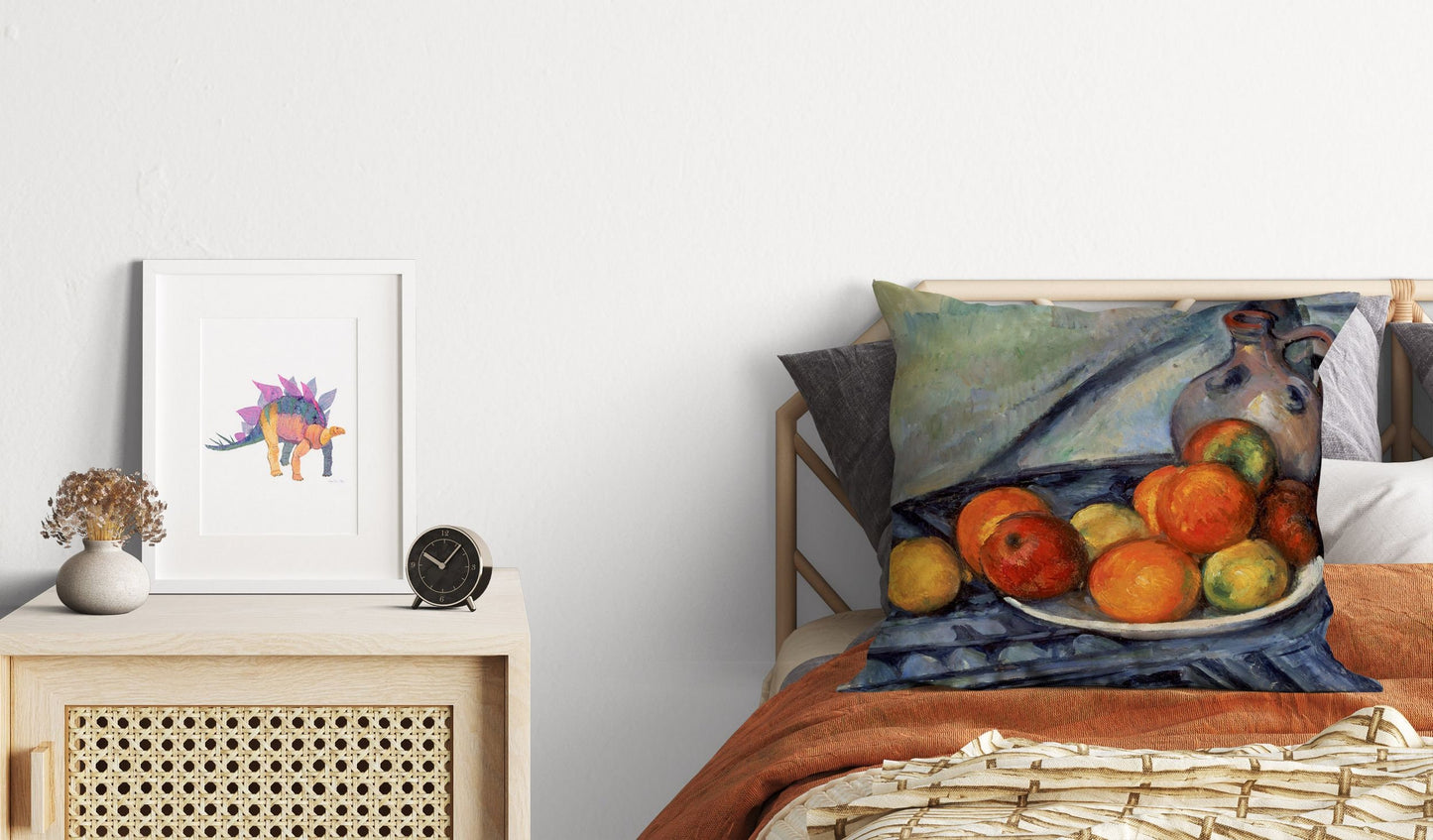 Paul Cezanne Famous Art Fruit, Pillow Case, Abstract Pillow, Artist Pillow, Post-Impressionist Art, Square Pillow, Housewarming Gift